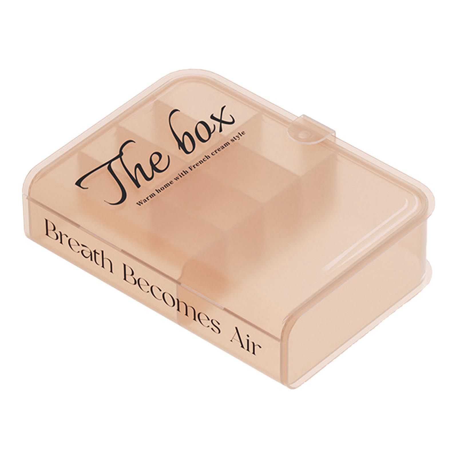 Desktop Organizer Box Data Cable Storage Case Plastic Book Design Home Decoration for Line Earbud Translucent Pink - Image 2