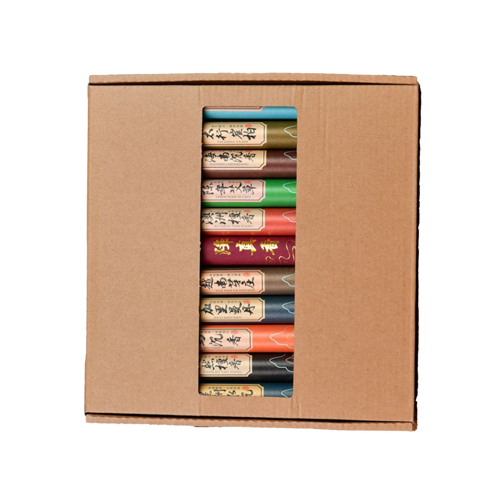 11 Sets Incense Sticks Natural Herbs Wormwood Incense Repellent Sticks for Night Sleeping Meditation - Image 2