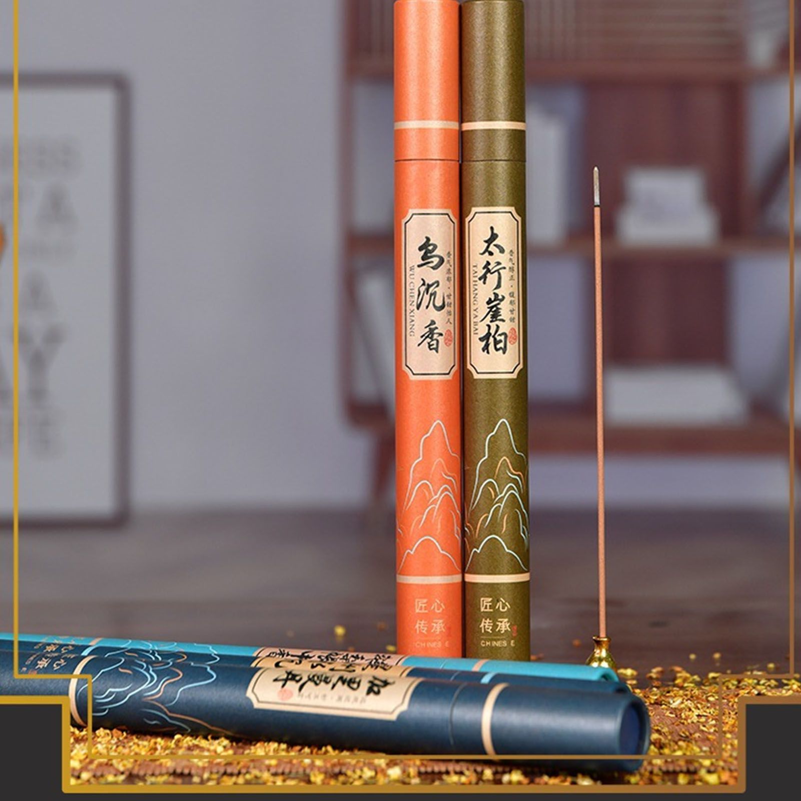 11 Sets Incense Sticks Natural Herbs Wormwood Incense Repellent Sticks for Night Sleeping Meditation - Image 5