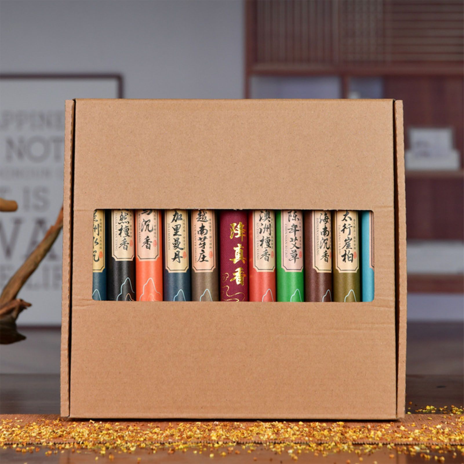 11 Sets Incense Sticks Natural Herbs Wormwood Incense Repellent Sticks for Night Sleeping Meditation - Image 7