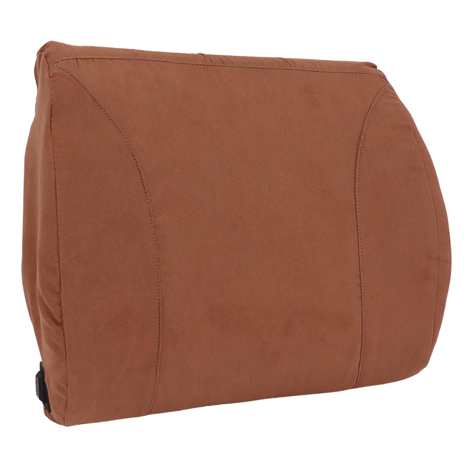 Khaki Portable Heating Waist Cushion USB Port 3 Adjustable Temperature Heating Lumbar Support Cushion - Image 5