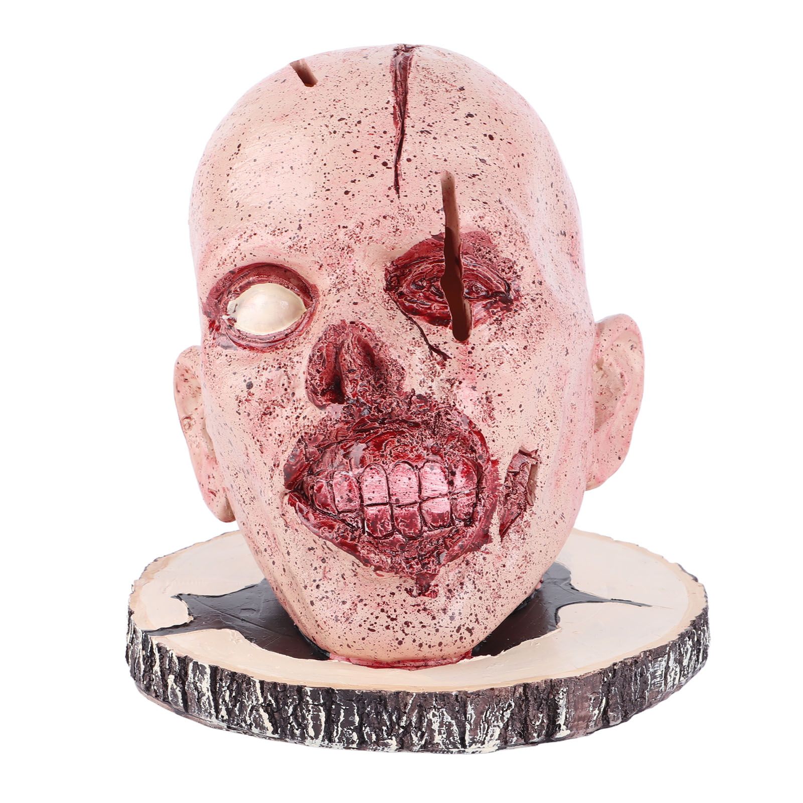 Knife Holder Head Horrr Skull Knife Storage Rack for Halloween Home Decor Kitchen Ornament - Image 1