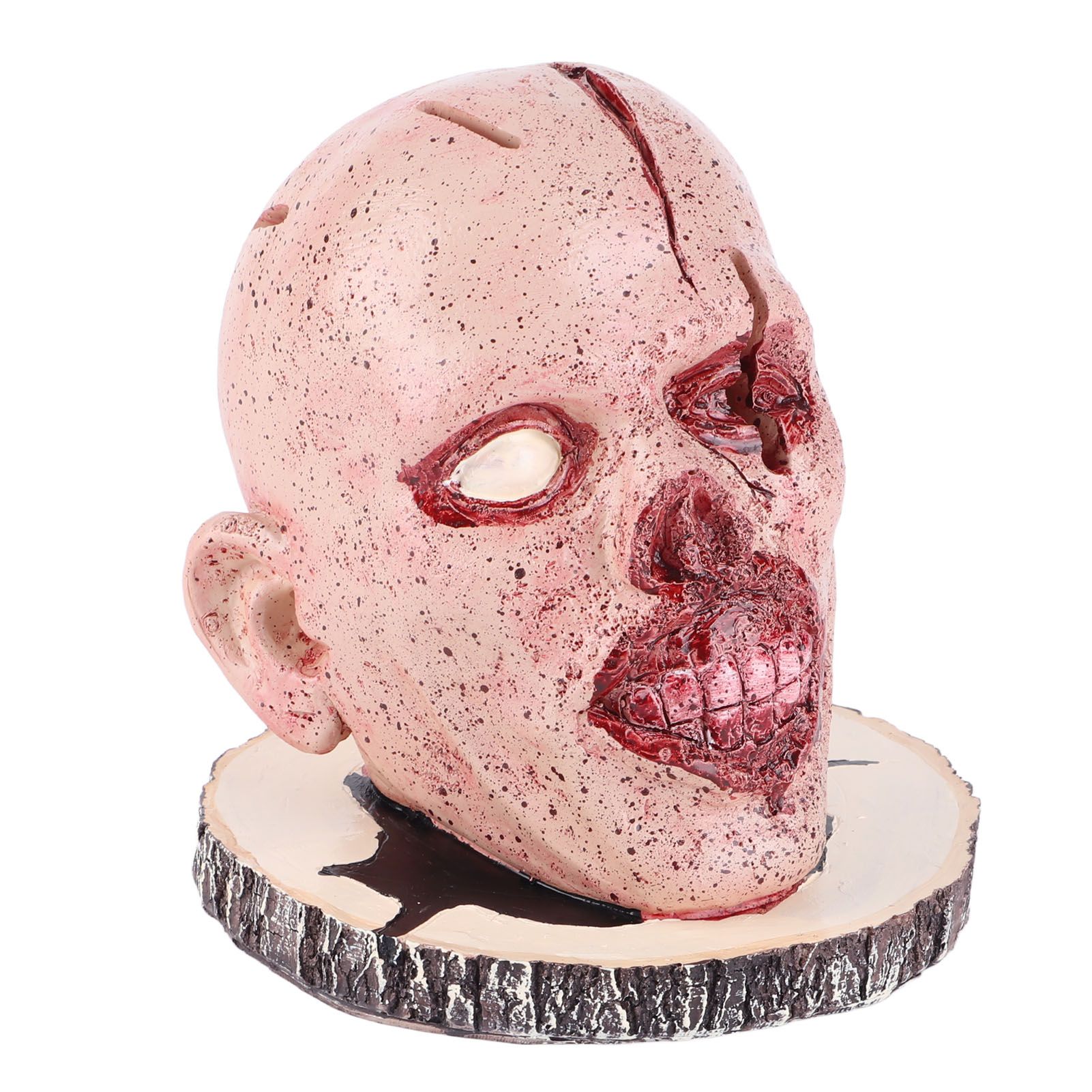Knife Holder Head Horrr Skull Knife Storage Rack for Halloween Home Decor Kitchen Ornament - Image 2
