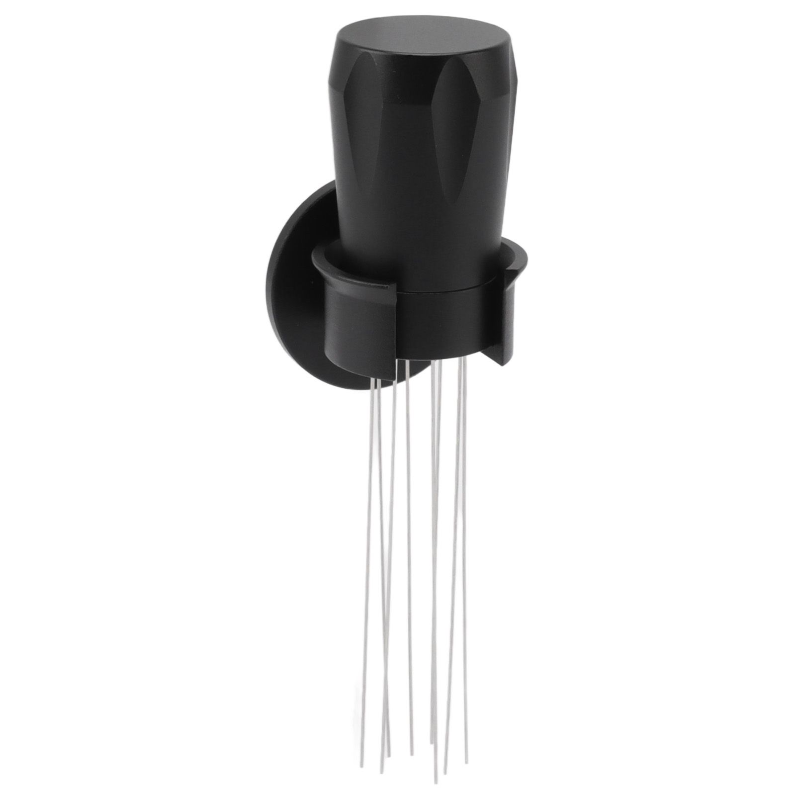 Coffee Distribution Tool Non Stick Black Aluminum Alloy Stainless Steel Coffee Stirring Tamper for Coffee Making - Image 3