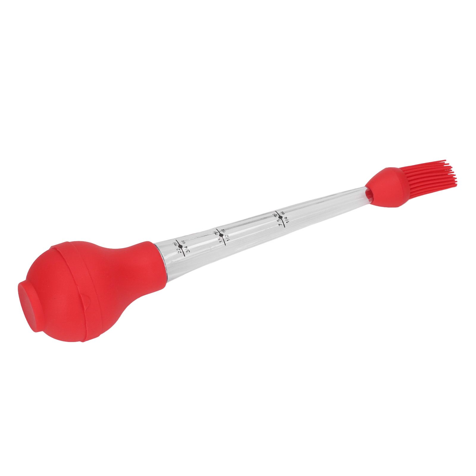 Turkey Baster Needle with Sauce Brush Barbecue Oil Drip Seasoning Tube Tools Sauce Needle Red - Image 5