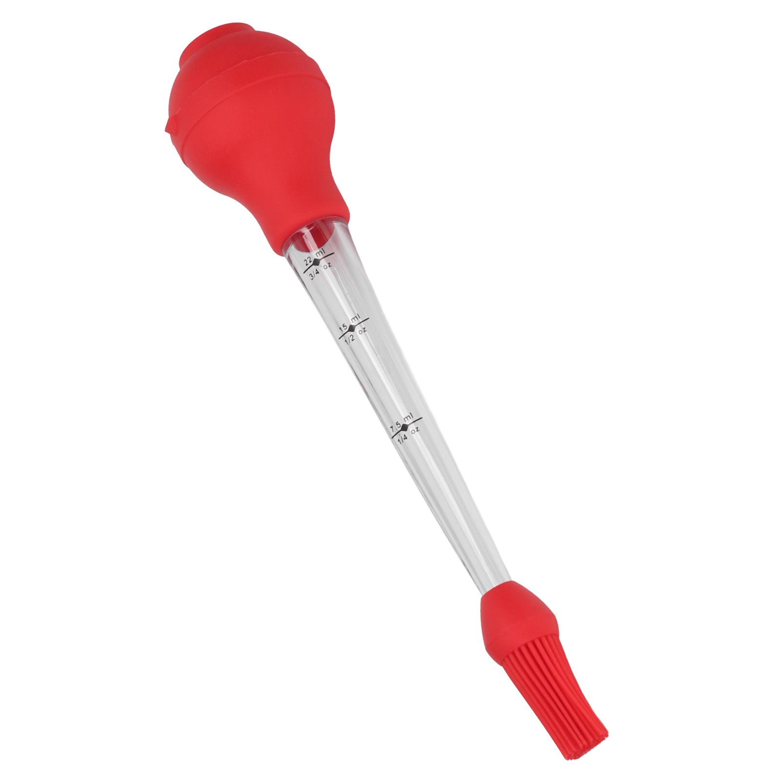 Turkey Baster Needle with Sauce Brush Barbecue Oil Drip Seasoning Tube Tools Sauce Needle Red - Image 8