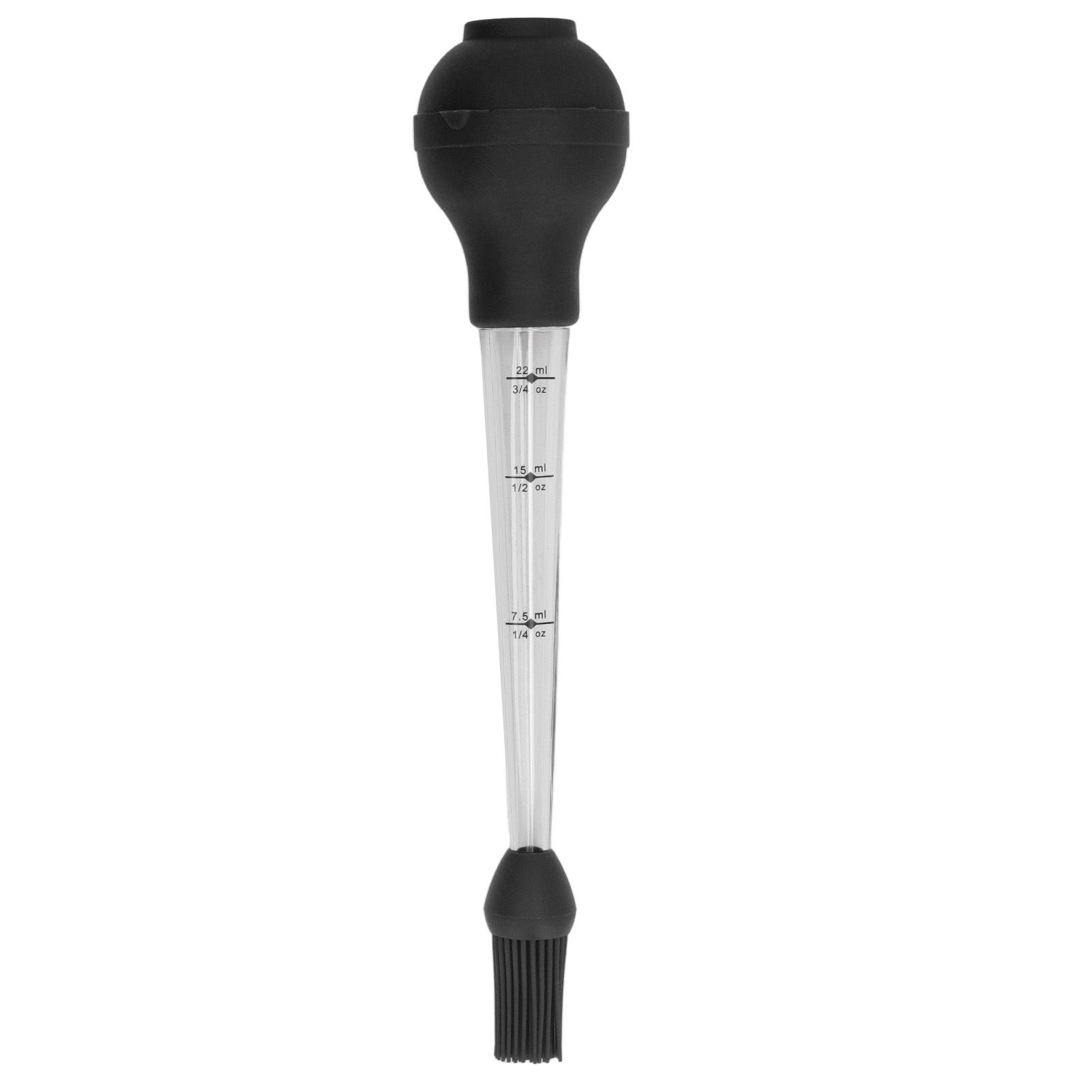 Turkey Baster Needle with Sauce Brush Barbecue Oil Drip Seasoning Tube Tools Sauce Needle Black - Image 2