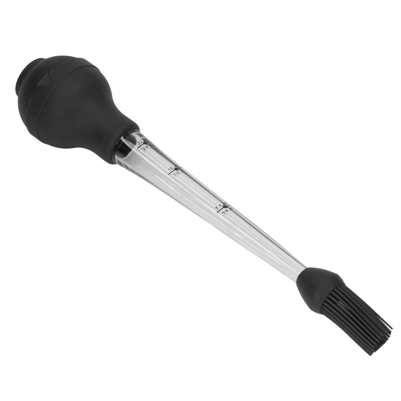 Turkey Baster Needle with Sauce Brush Barbecue Oil Drip Seasoning Tube Tools Sauce Needle Black - Image 4