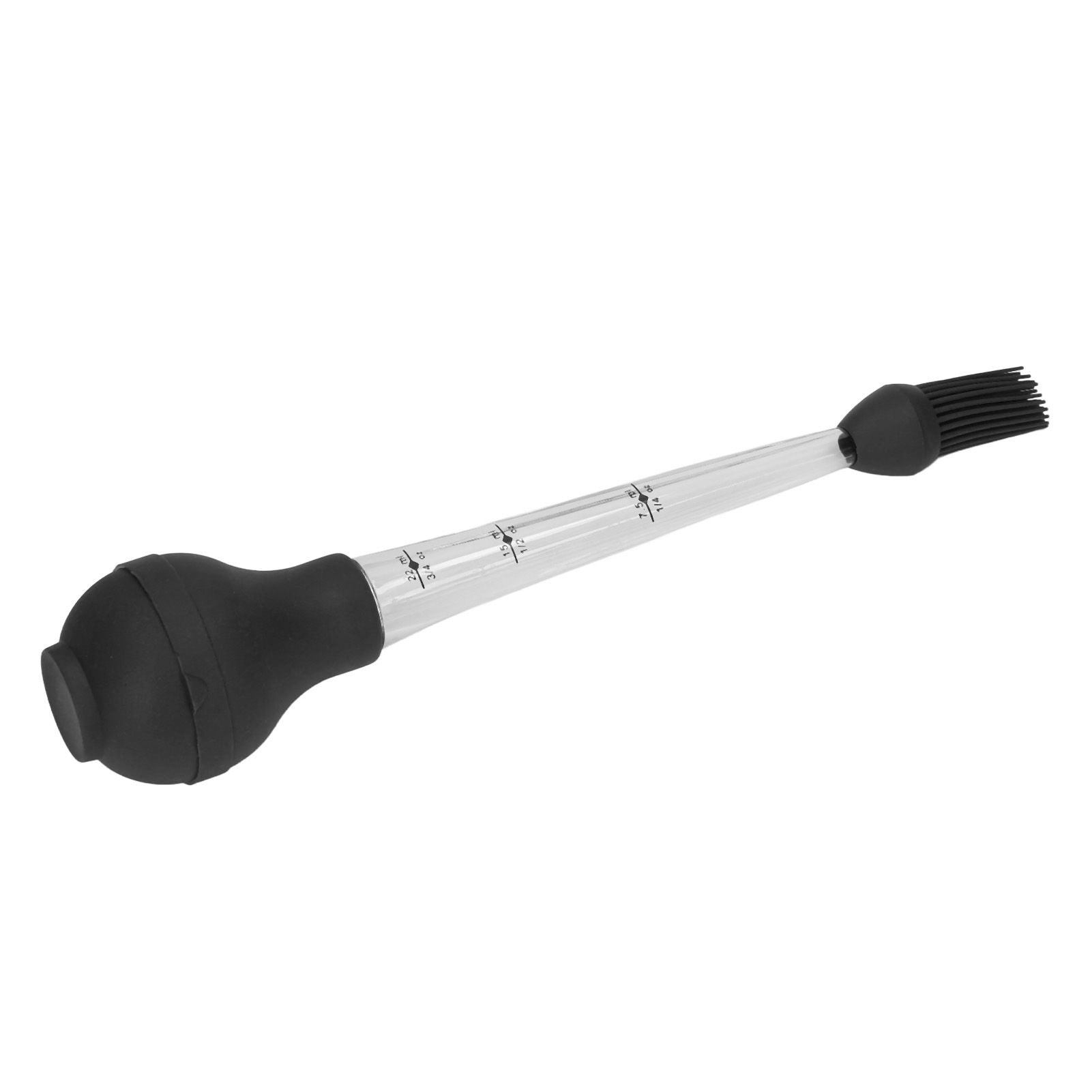 Turkey Baster Needle with Sauce Brush Barbecue Oil Drip Seasoning Tube Tools Sauce Needle Black - Image 5