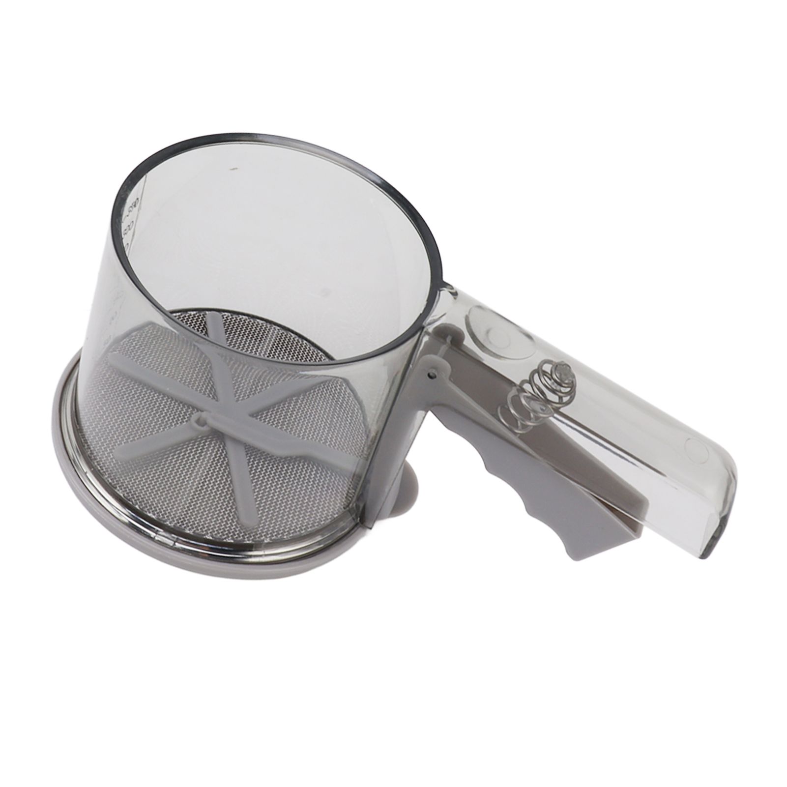 Flour Sifter Sieve PP Transparent Adjustable Fine Mesh One Hand Operation Powder Sifter Sieve for Kitchen Baking Single Layer - Image 4