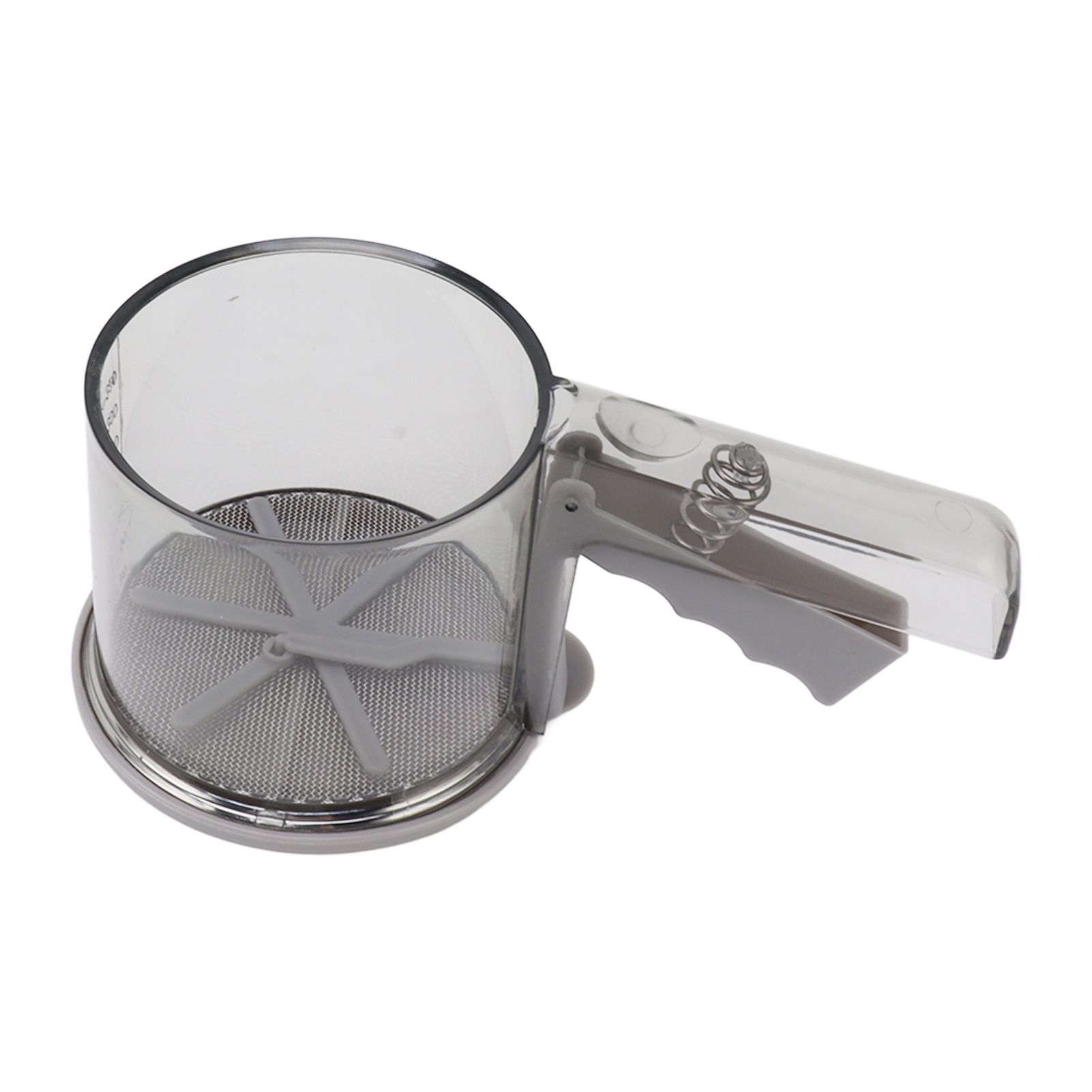 Flour Sifter Sieve PP Transparent Adjustable Fine Mesh One Hand Operation Powder Sifter Sieve for Kitchen Baking Single Layer - Image 6
