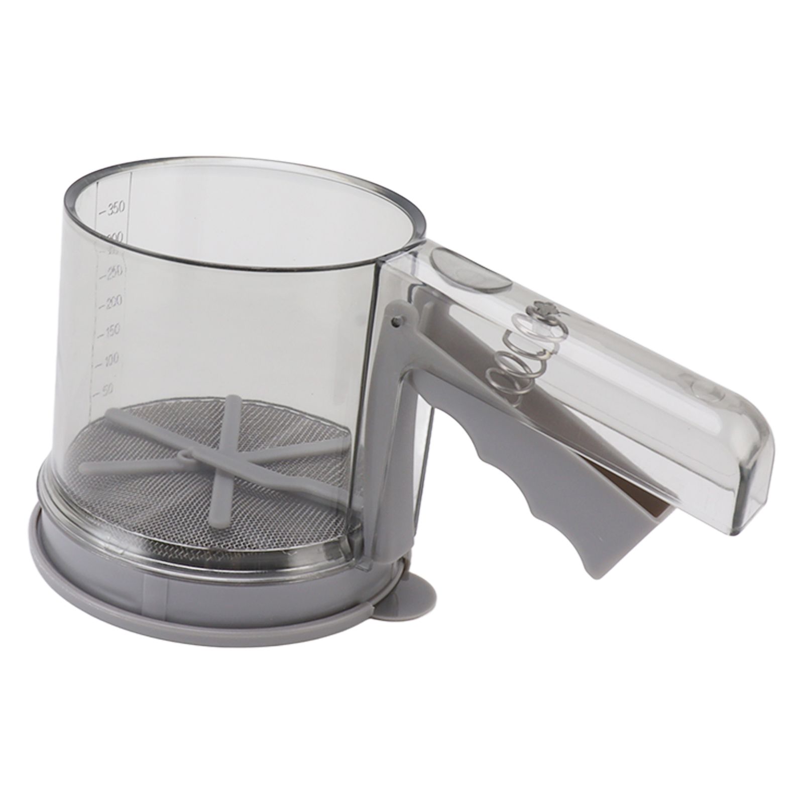 Flour Sifter Sieve PP Transparent Adjustable Fine Mesh One Hand Operation Powder Sifter Sieve for Kitchen Baking Double Layer - Image 2
