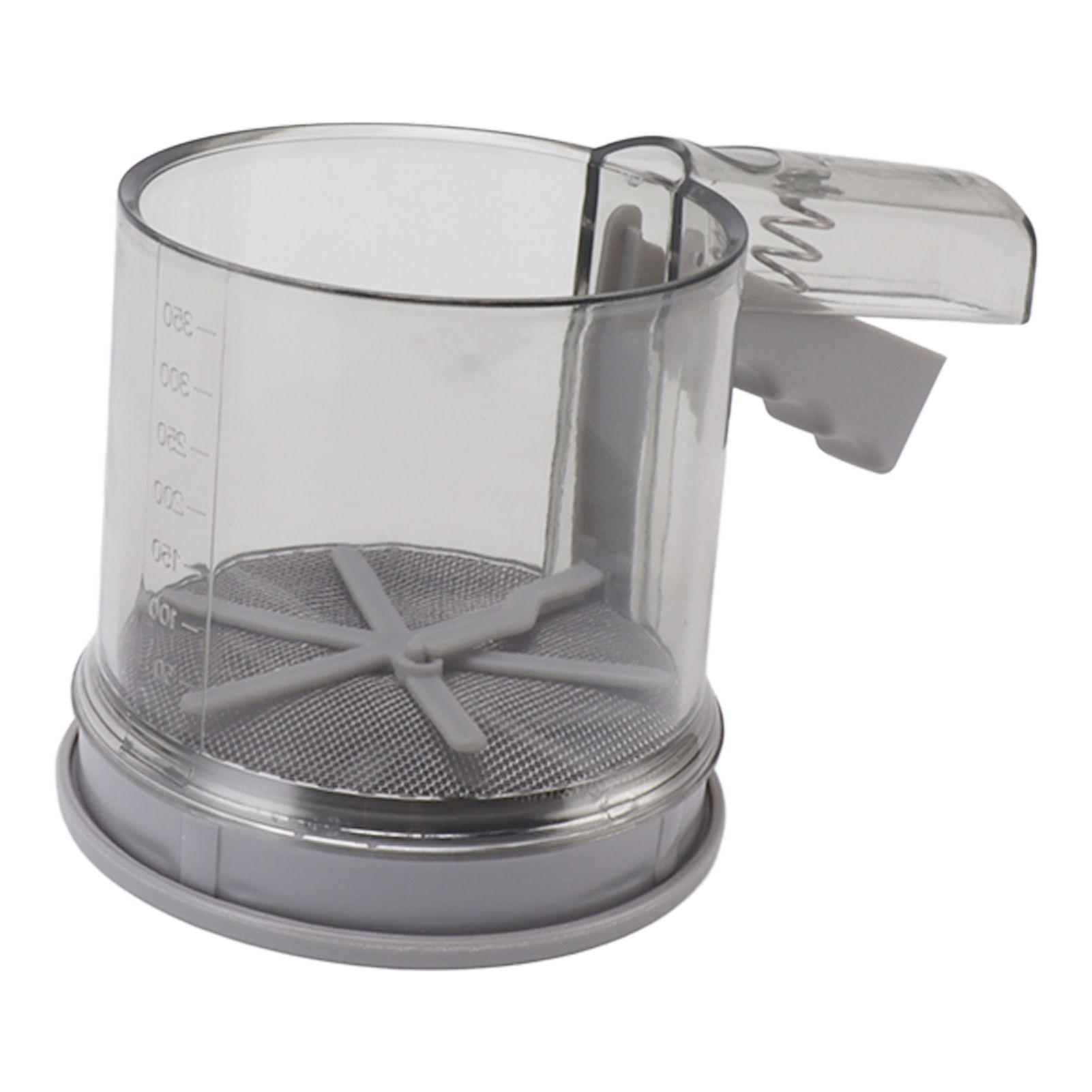 Flour Sifter Sieve PP Transparent Adjustable Fine Mesh One Hand Operation Powder Sifter Sieve for Kitchen Baking Double Layer - Image 3