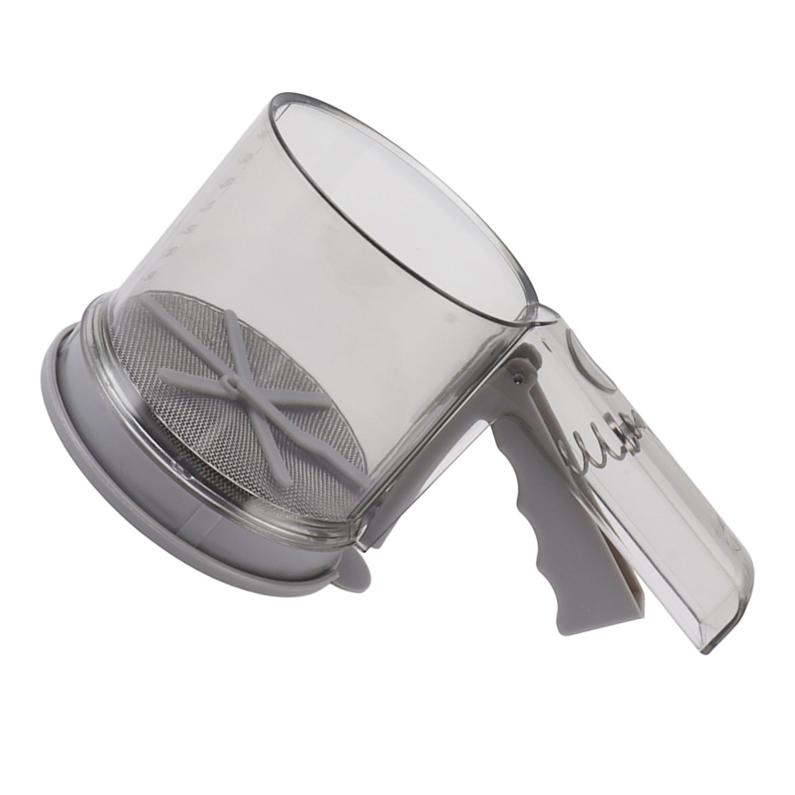 Flour Sifter Sieve PP Transparent Adjustable Fine Mesh One Hand Operation Powder Sifter Sieve for Kitchen Baking Double Layer - Image 4