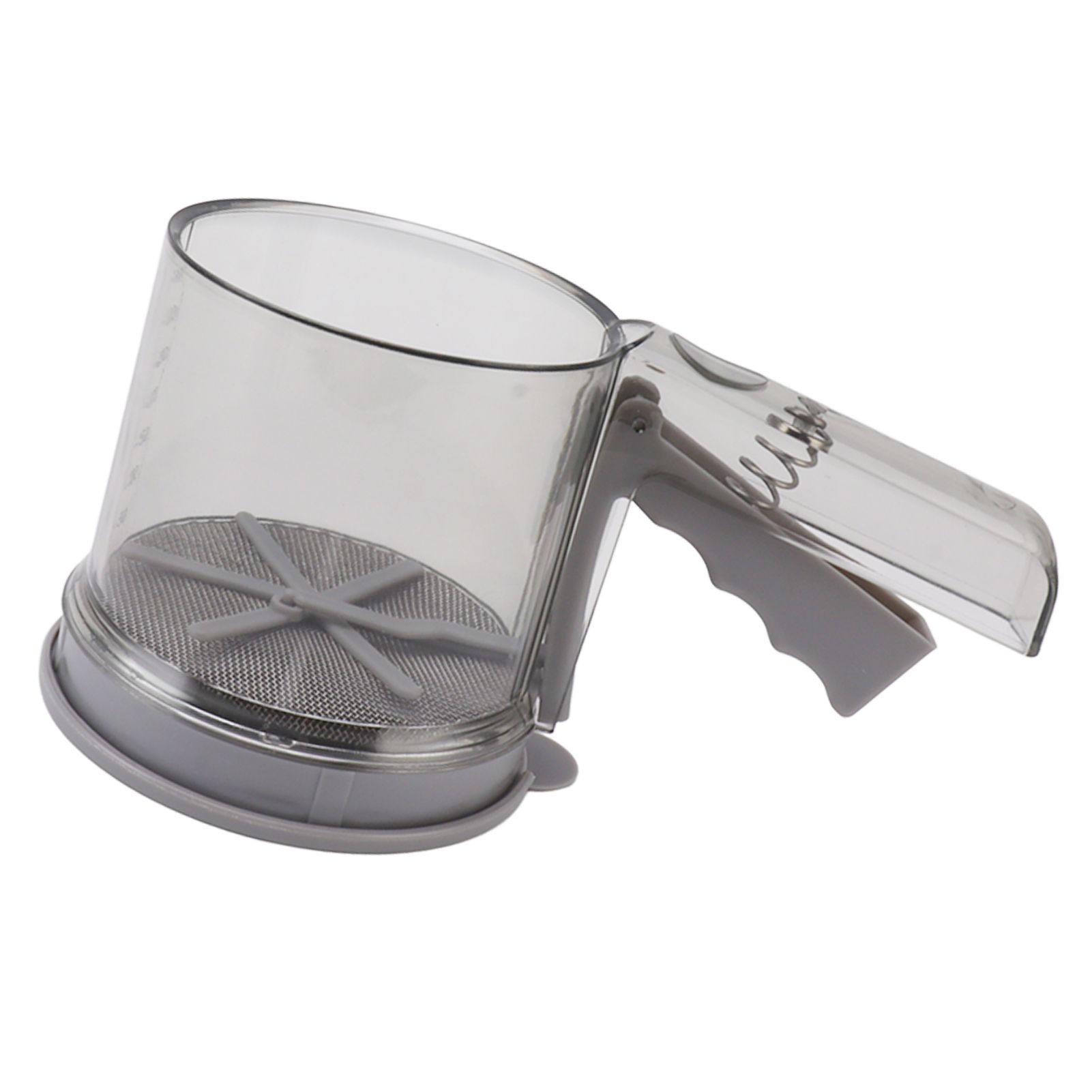 Flour Sifter Sieve PP Transparent Adjustable Fine Mesh One Hand Operation Powder Sifter Sieve for Kitchen Baking Double Layer - Image 5