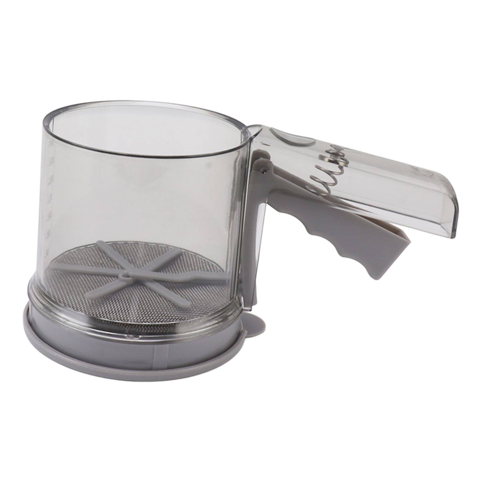 Flour Sifter Sieve PP Transparent Adjustable Fine Mesh One Hand Operation Powder Sifter Sieve for Kitchen Baking Double Layer - Image 7