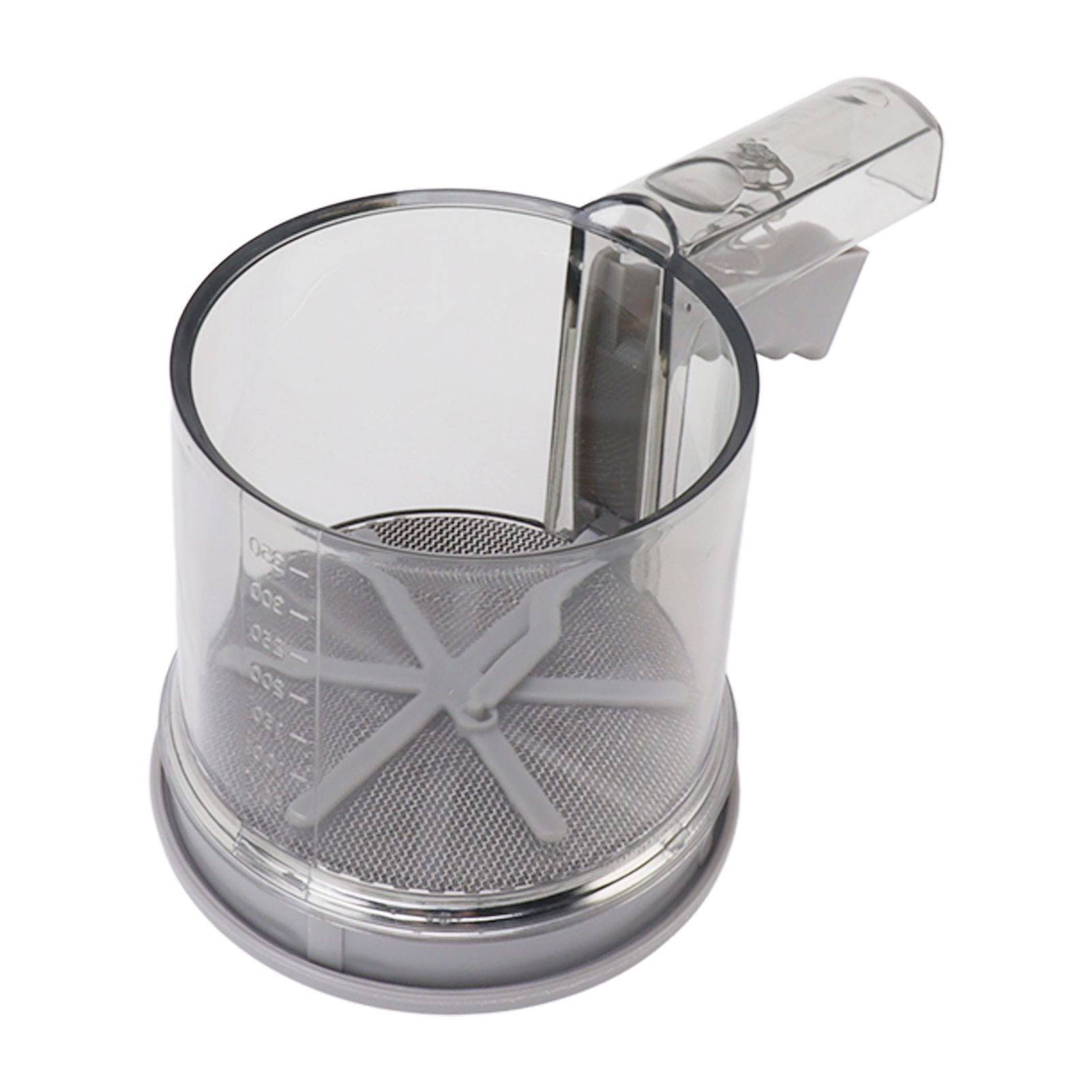 Flour Sifter Sieve PP Transparent Adjustable Fine Mesh One Hand Operation Powder Sifter Sieve for Kitchen Baking Double Layer - Image 8