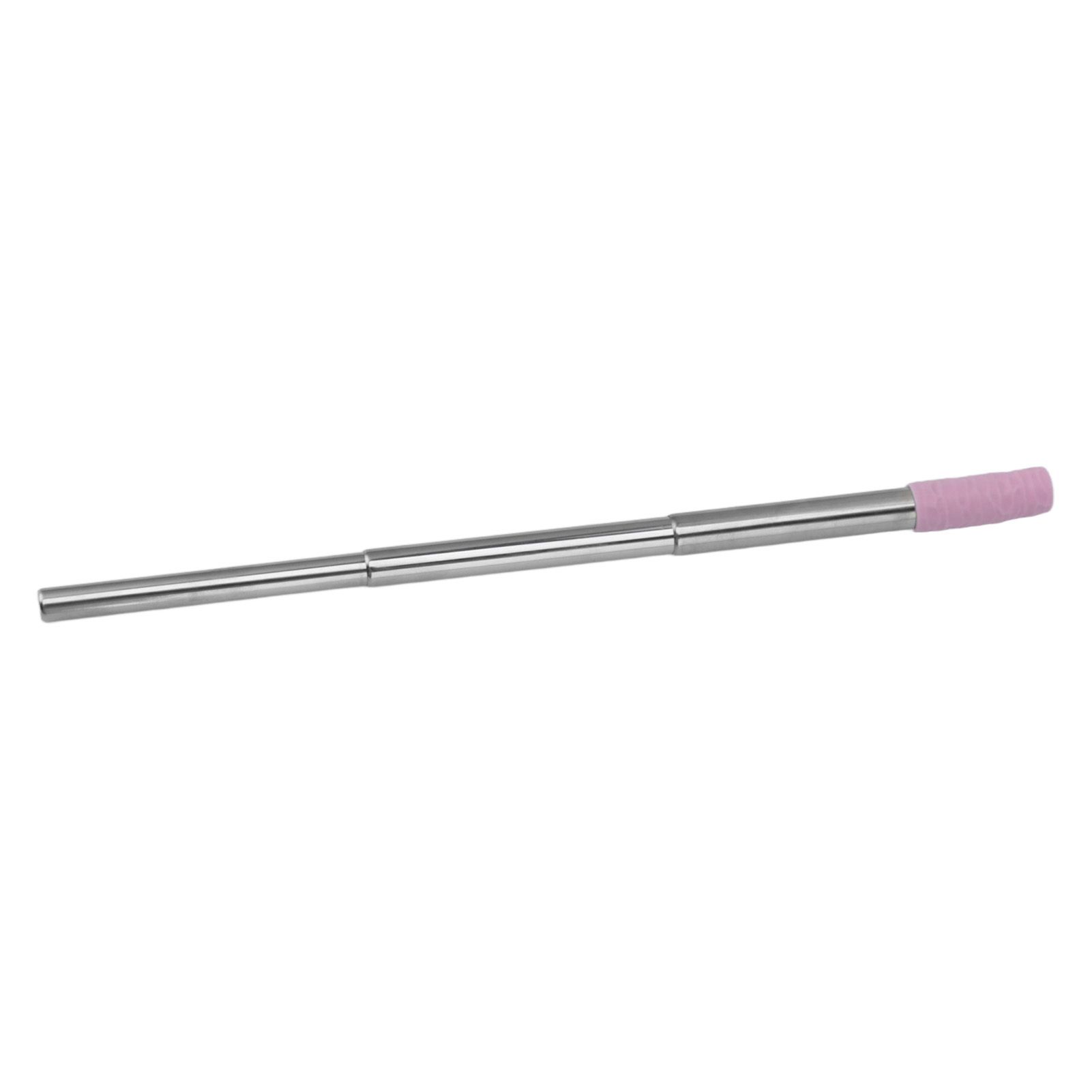 Collapsible Stainless Steel Drinking Straw Reusable Metal Straw with Cleaning Brush for Travel Work Purple - Image 4