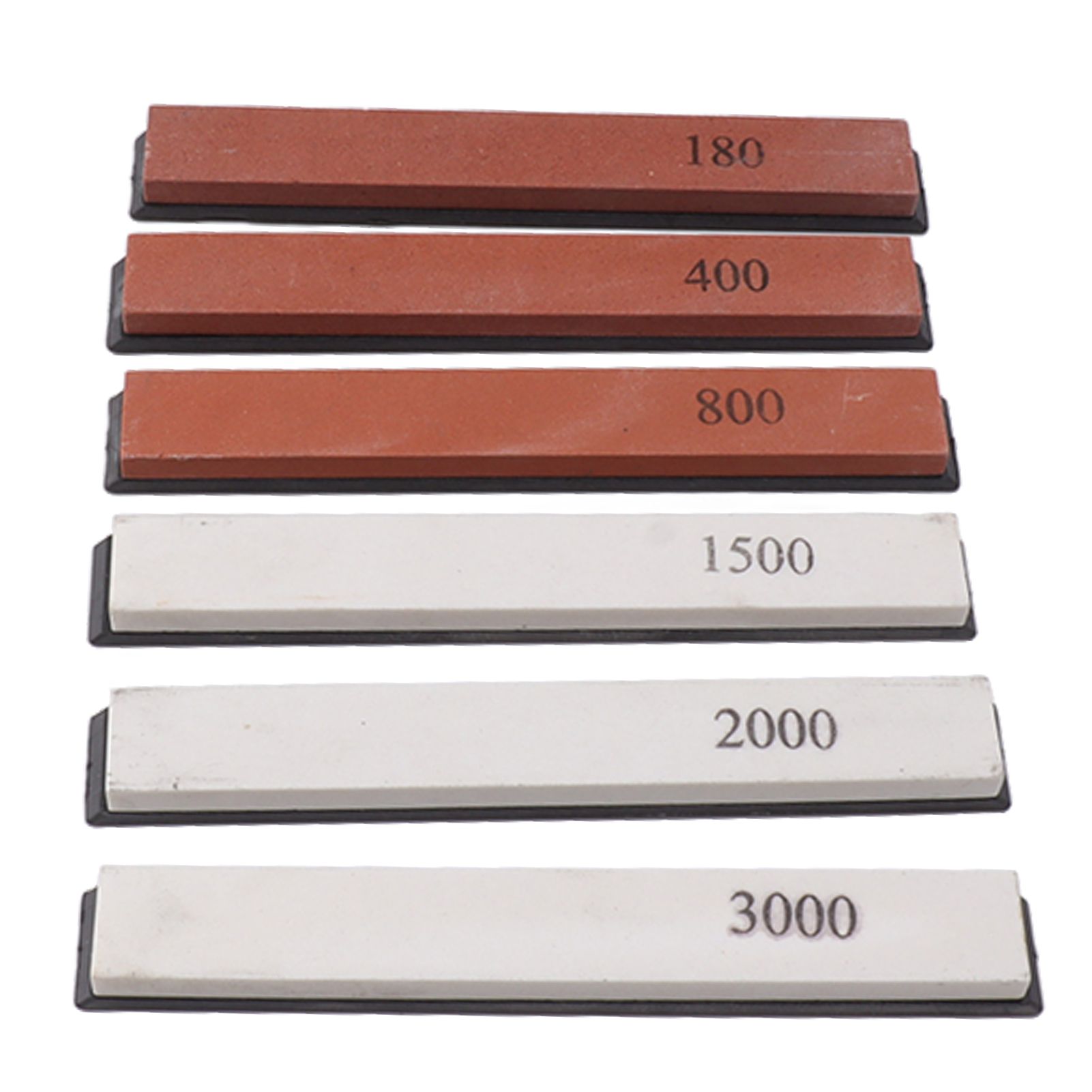 6pcs Knife Sharpener Stone Professional Built in Base Angle Guide Knife Grindstone for Knives Scissors - Image 1