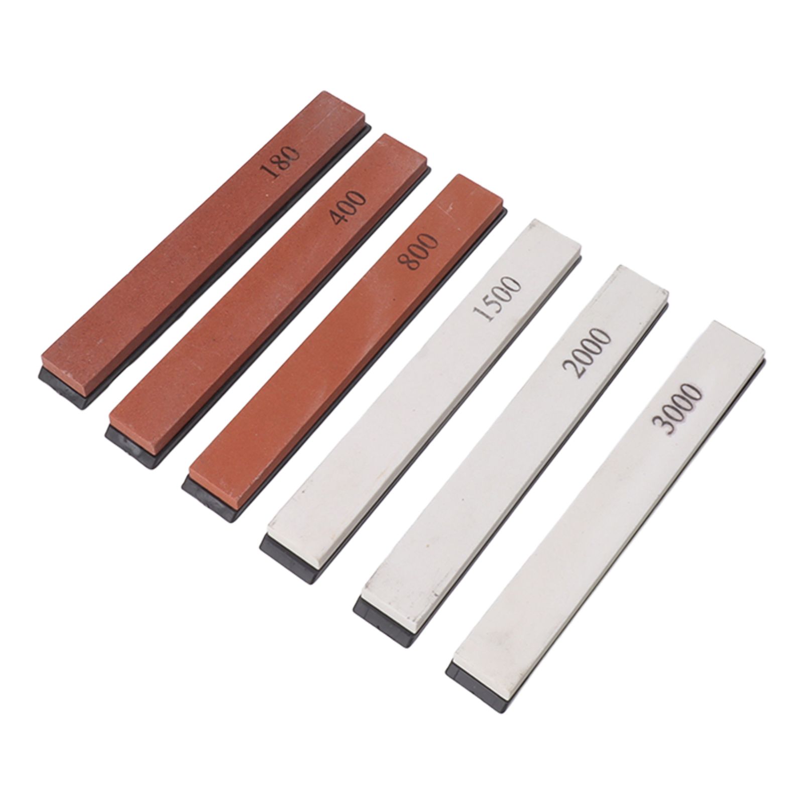 6pcs Knife Sharpener Stone Professional Built in Base Angle Guide Knife Grindstone for Knives Scissors - Image 2