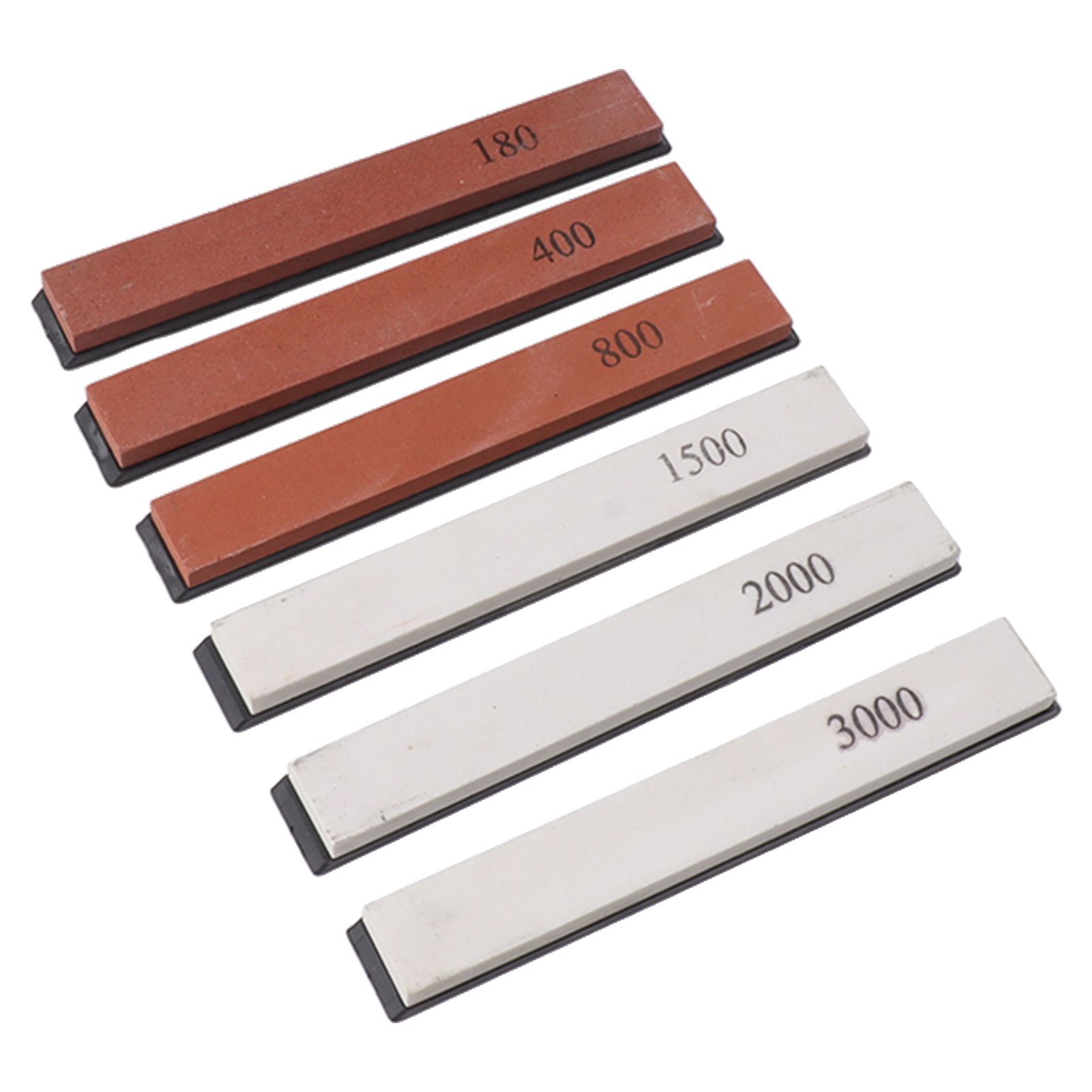 6pcs Knife Sharpener Stone Professional Built in Base Angle Guide Knife Grindstone for Knives Scissors - Image 3