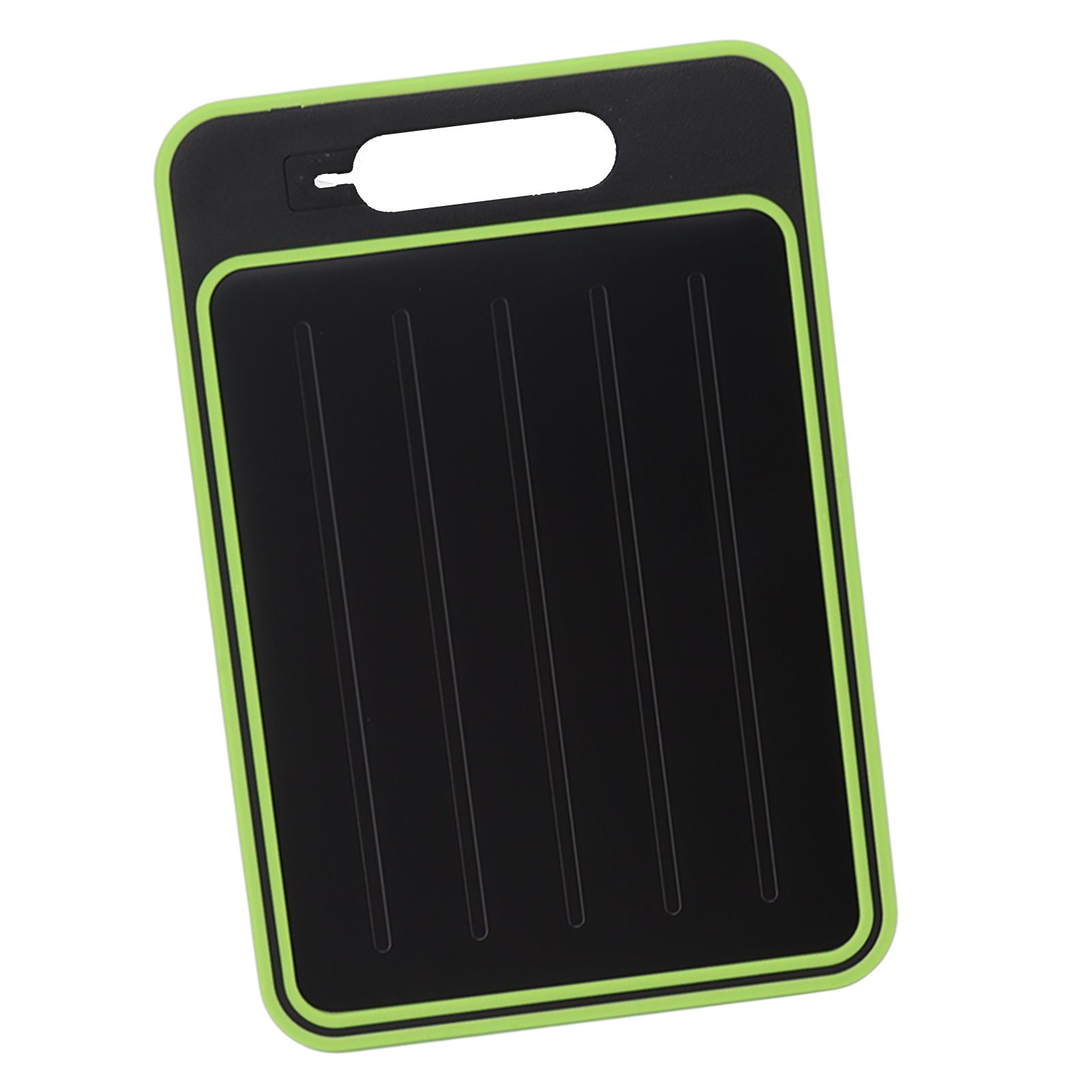 Double Sided Cutting Board Rapid Thawing and Grinding Plate with Knife Sharpener for Kitchen Black - Image 2