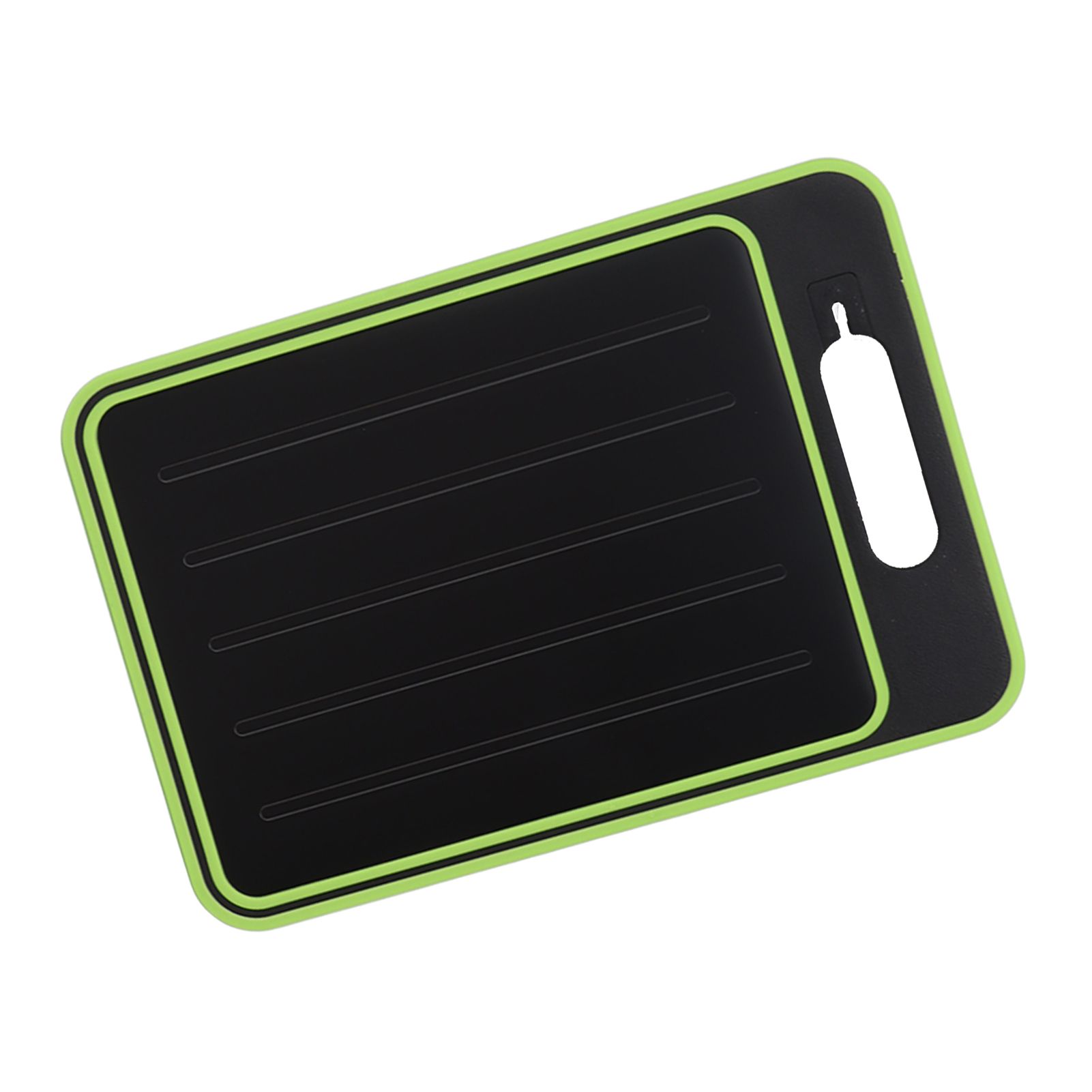 Double Sided Cutting Board Rapid Thawing and Grinding Plate with Knife Sharpener for Kitchen Black - Image 5
