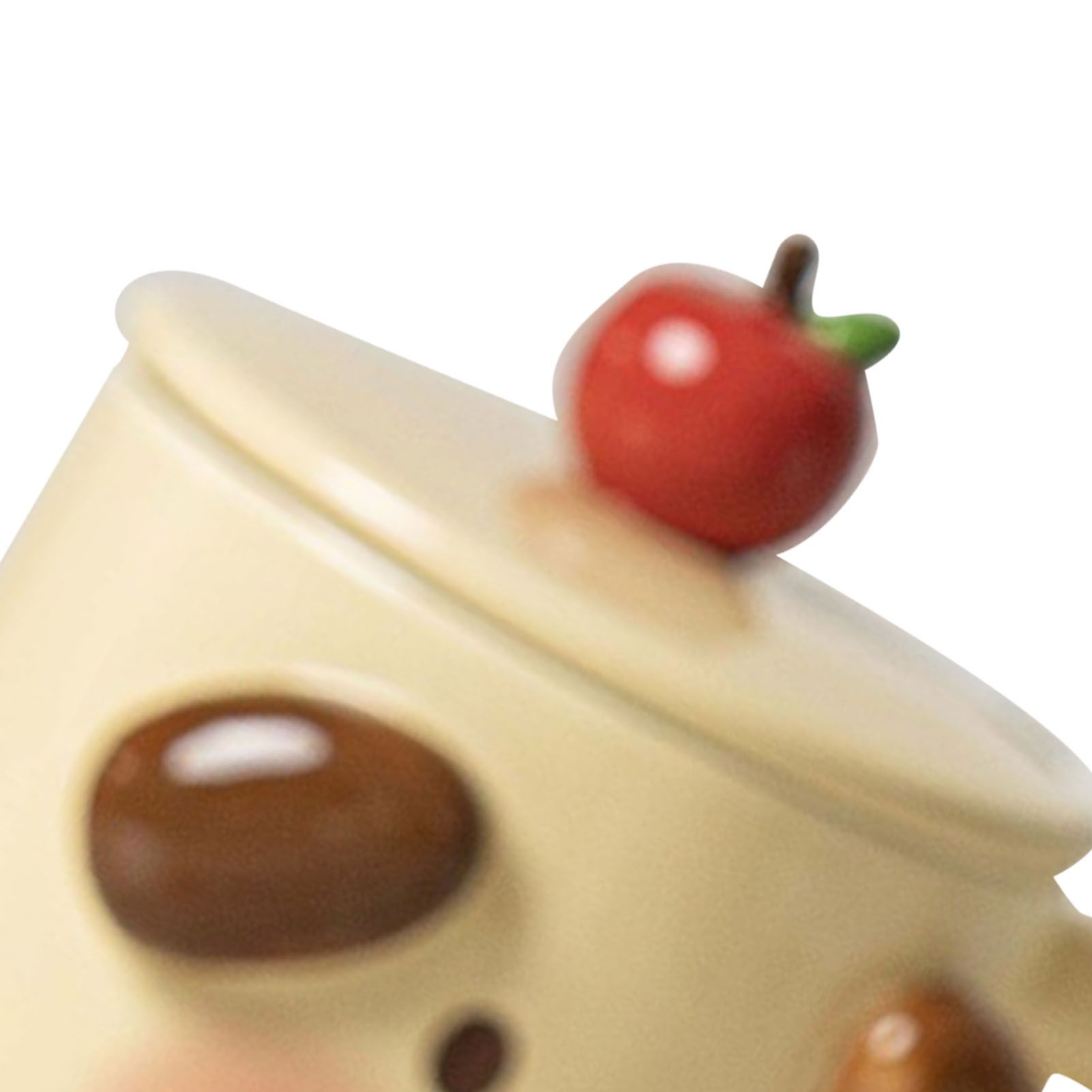 Cartoon Coffee Mug with Spoon Lid Cute Lovely Animal Shape Milk Cup Mug for Office School Bear Type - Image 7