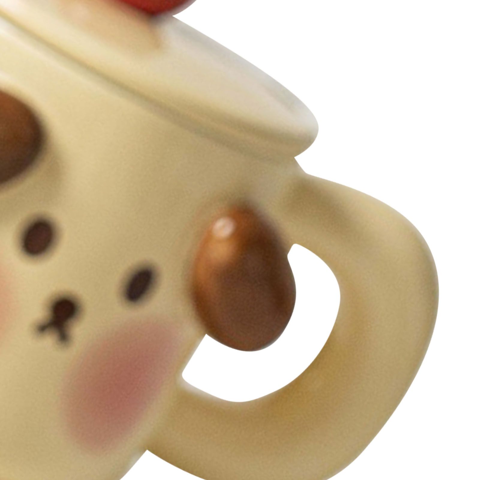 Cartoon Coffee Mug with Spoon Lid Cute Lovely Animal Shape Milk Cup Mug for Office School Bear Type - Image 8