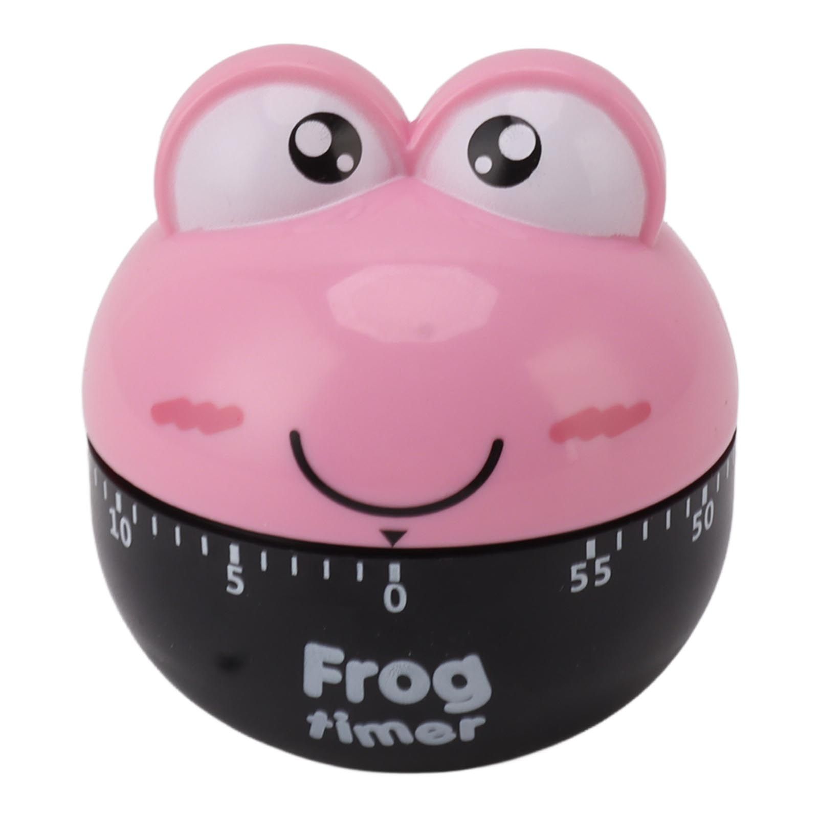 Cartoon Machinery Timer High Accuracy Adjustable 60 Minutes Mechanical Kitchen Cooking Timer for Kitchen Study Pink - Image 1