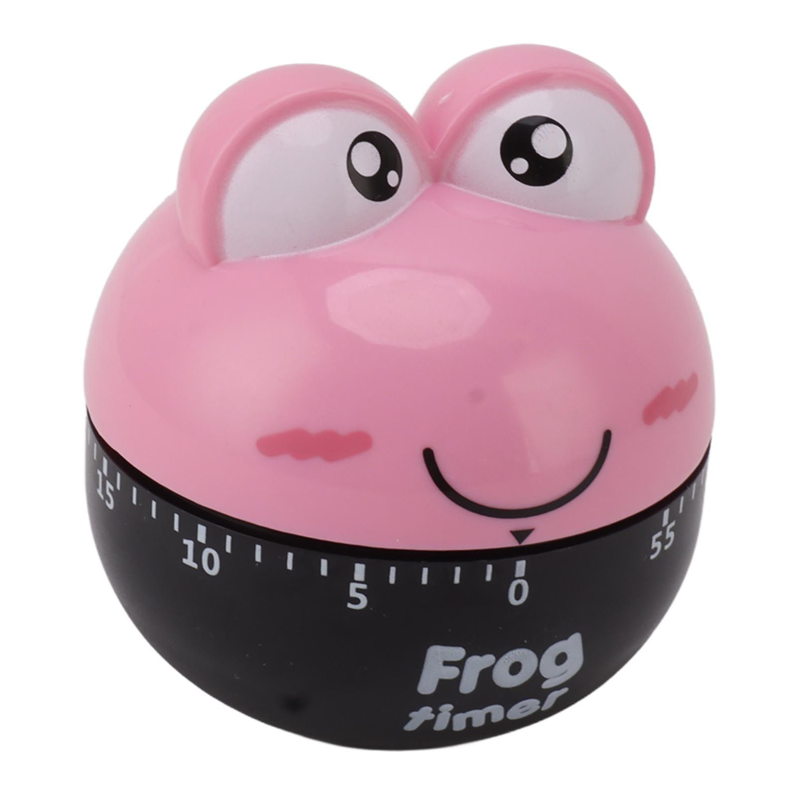 Cartoon Machinery Timer High Accuracy Adjustable 60 Minutes Mechanical Kitchen Cooking Timer for Kitchen Study Pink - Image 2
