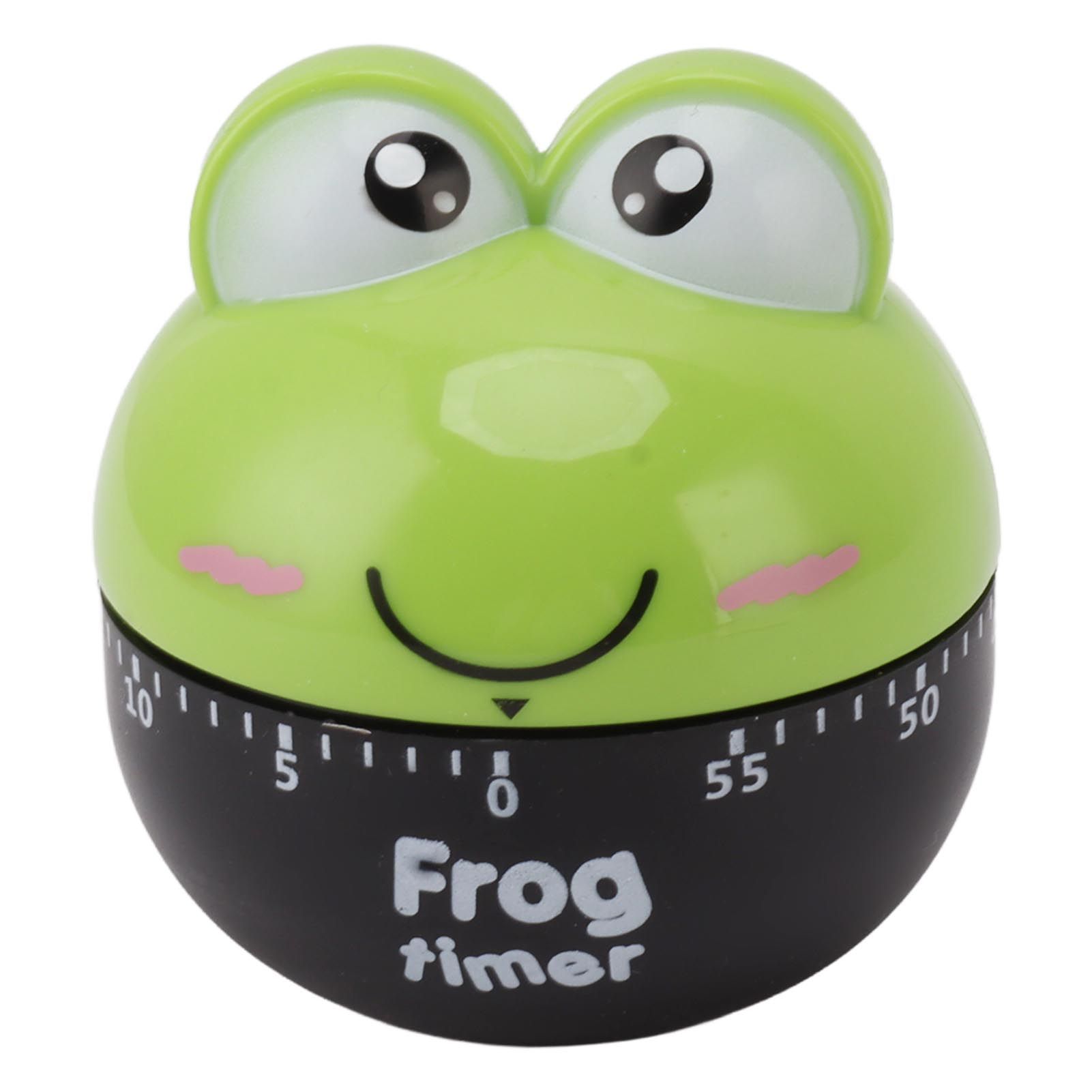Cartoon Machinery Timer High Accuracy Adjustable 60 Minutes Mechanical Kitchen Cooking Timer for Kitchen Study Green - Image 1