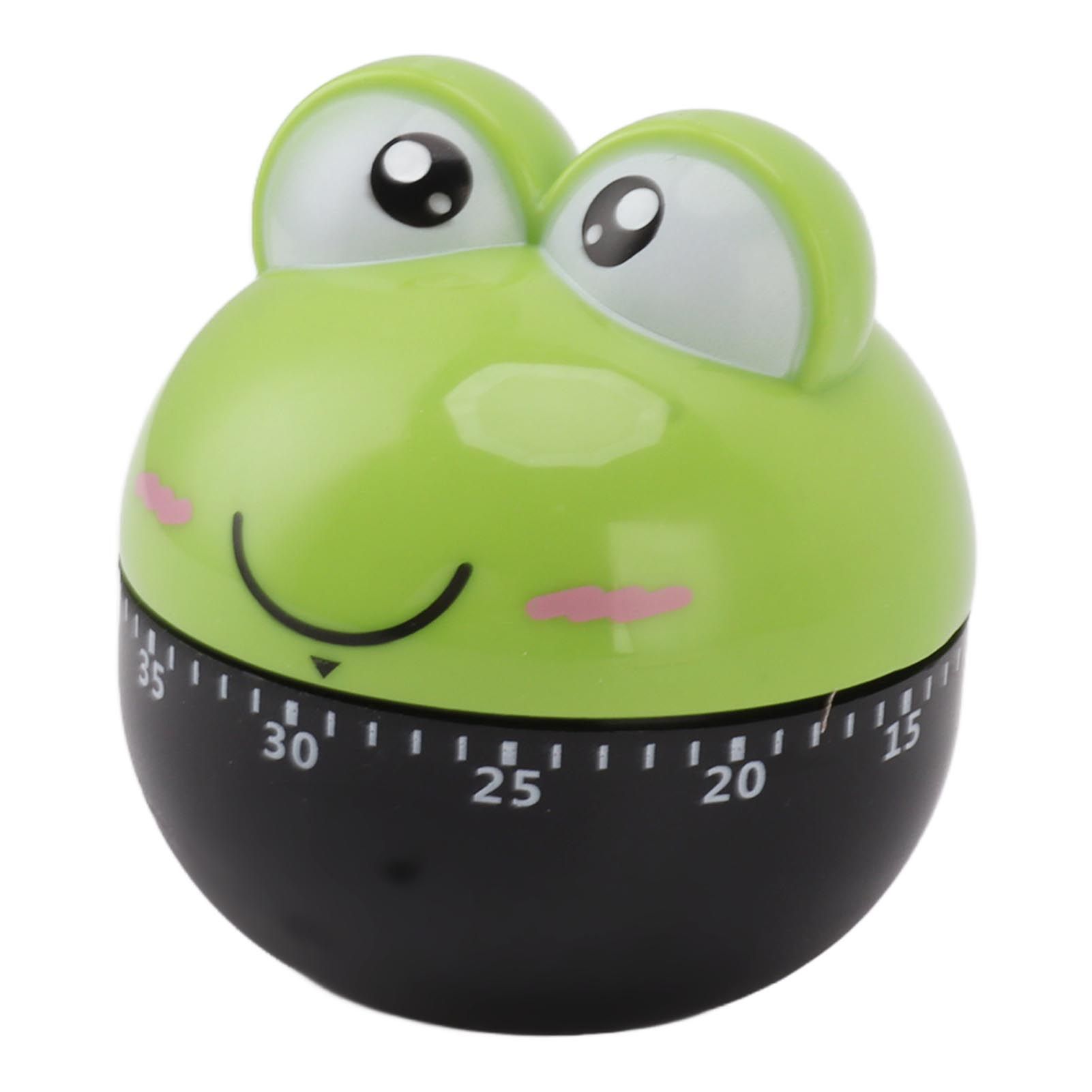 Cartoon Machinery Timer High Accuracy Adjustable 60 Minutes Mechanical Kitchen Cooking Timer for Kitchen Study Green - Image 5