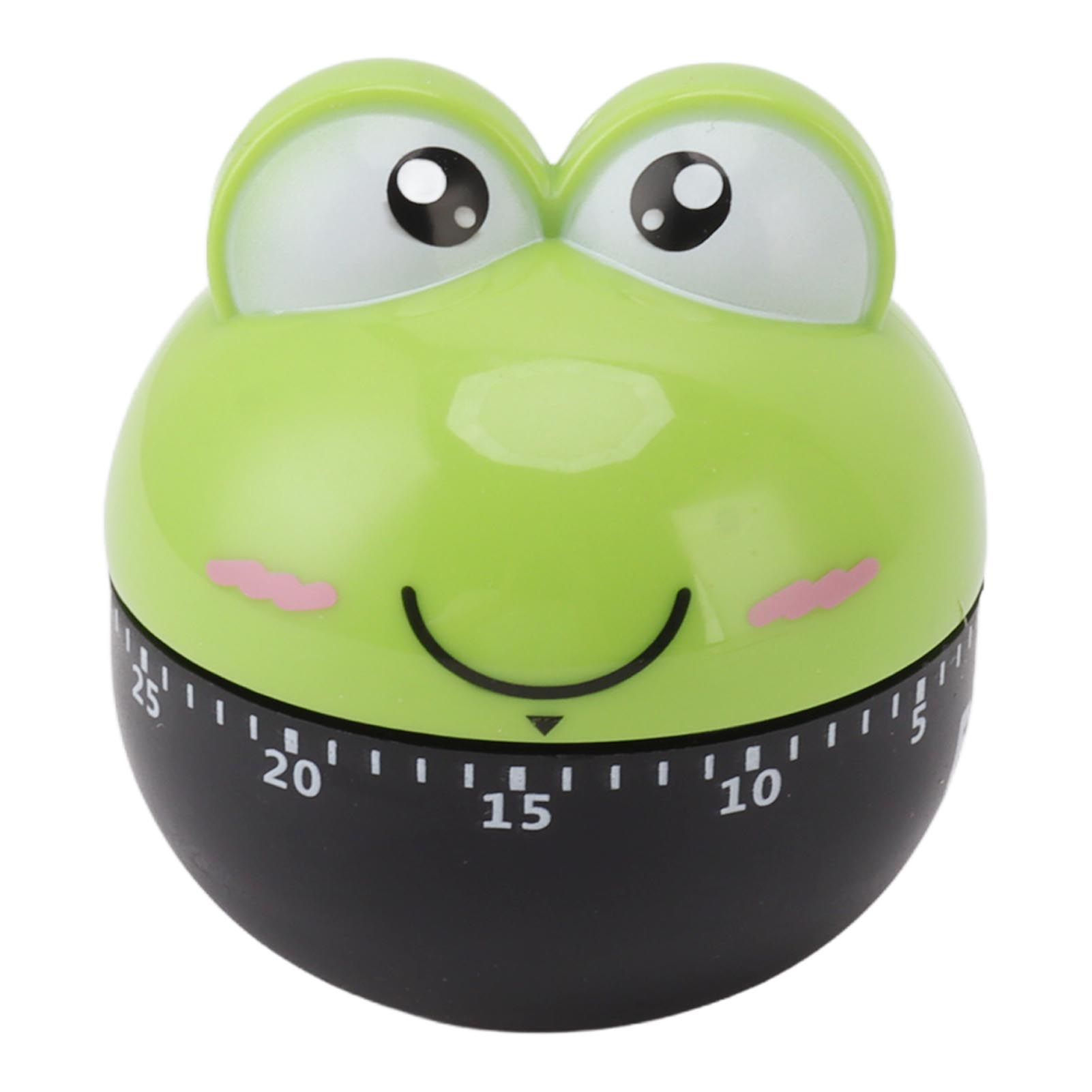 Cartoon Machinery Timer High Accuracy Adjustable 60 Minutes Mechanical Kitchen Cooking Timer for Kitchen Study Green - Image 7