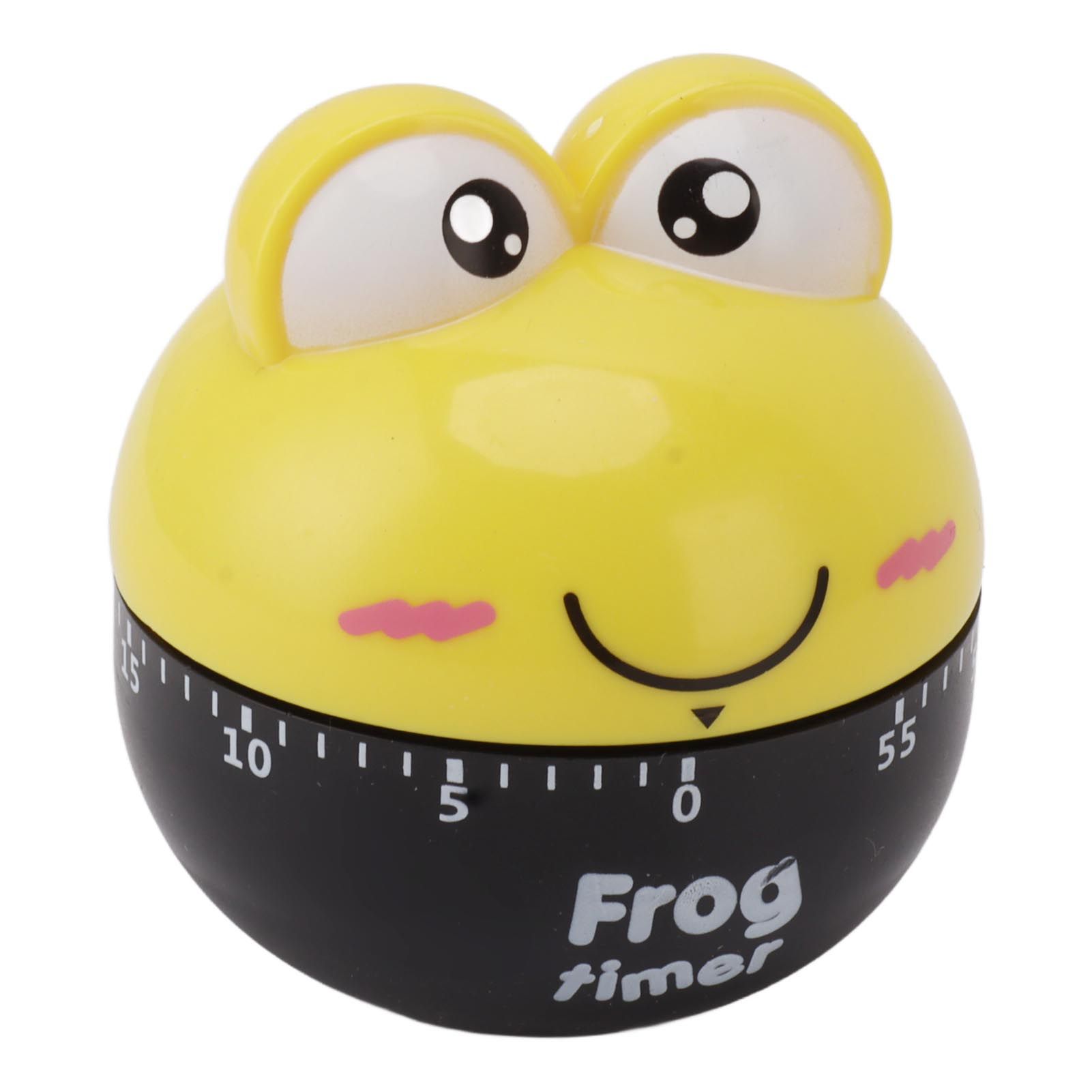Cartoon Machinery Timer High Accuracy Adjustable 60 Minutes Mechanical Kitchen Cooking Timer for Kitchen Study Yellow - Image 2