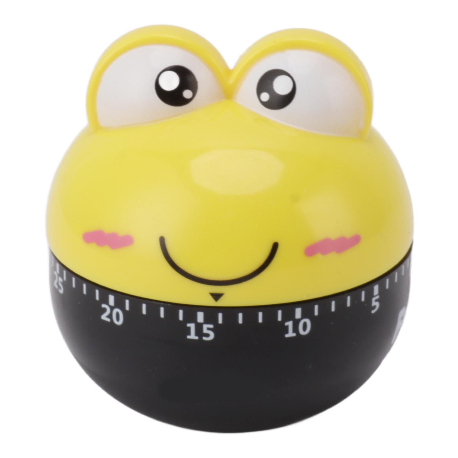 Cartoon Machinery Timer High Accuracy Adjustable 60 Minutes Mechanical Kitchen Cooking Timer for Kitchen Study Yellow - Image 7