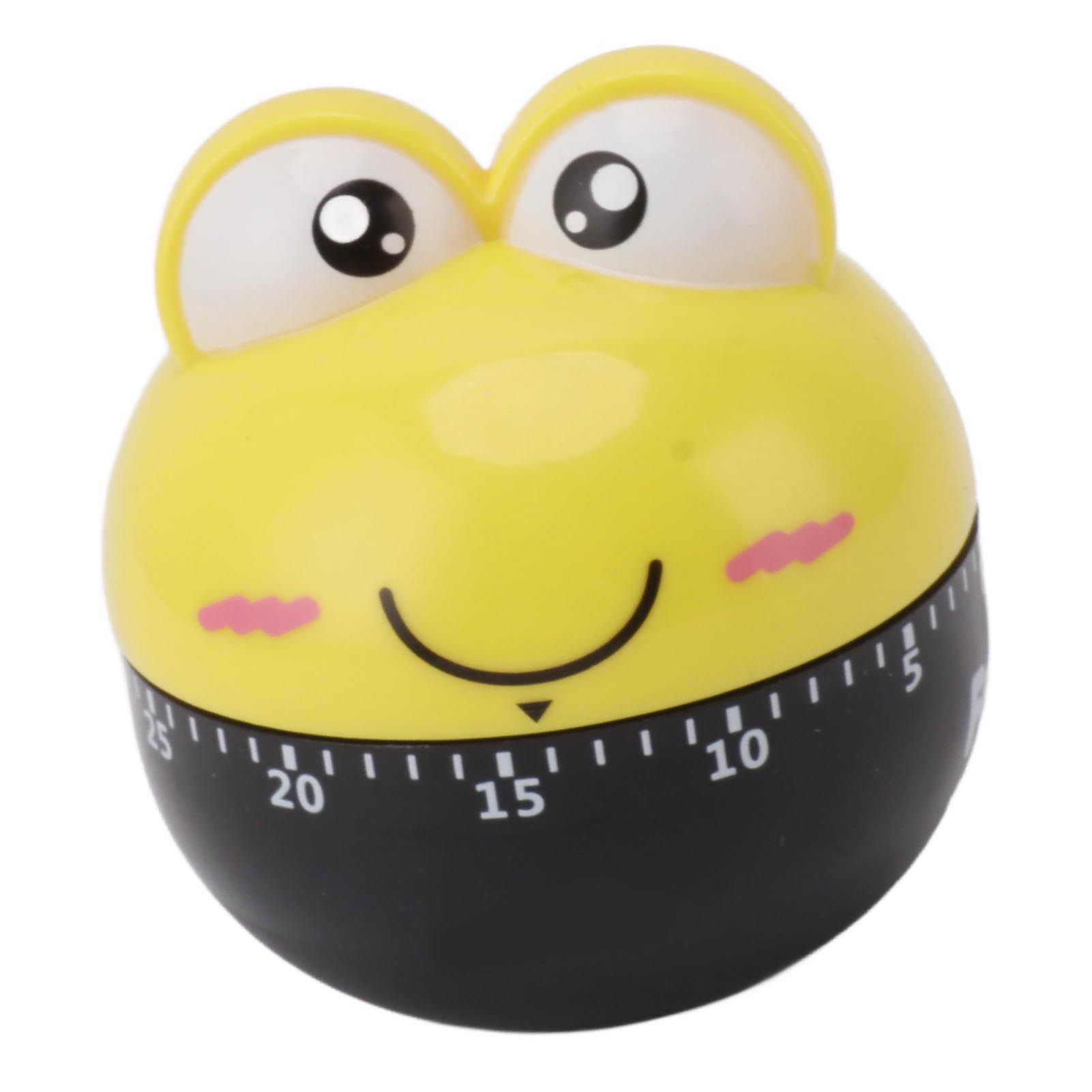 Cartoon Machinery Timer High Accuracy Adjustable 60 Minutes Mechanical Kitchen Cooking Timer for Kitchen Study Yellow - Image 8