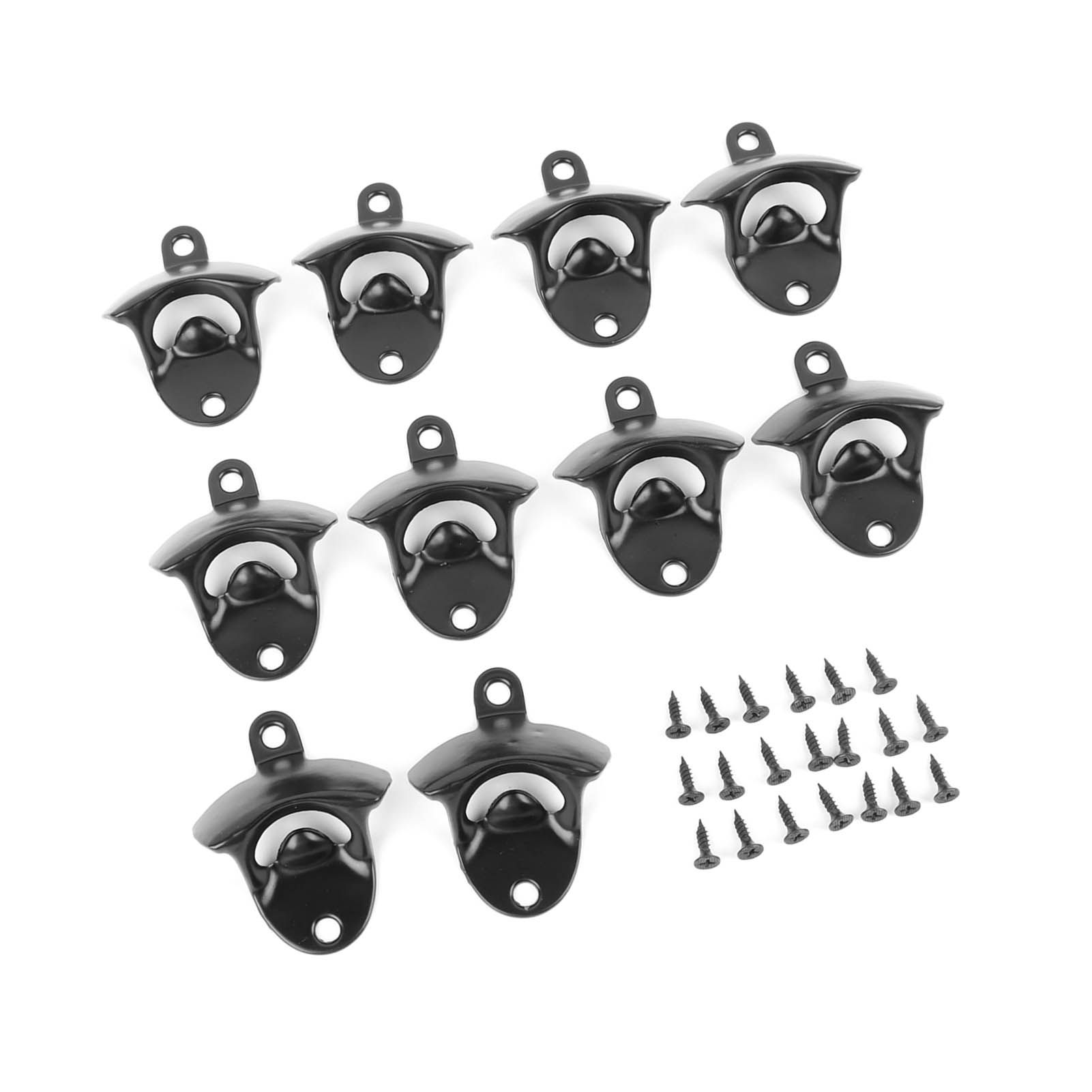 10Pcs Black Beer Bottle Opener Bar Beer Soda Bottle Cap Opener for Restaurant Camping Home Party - Image 5