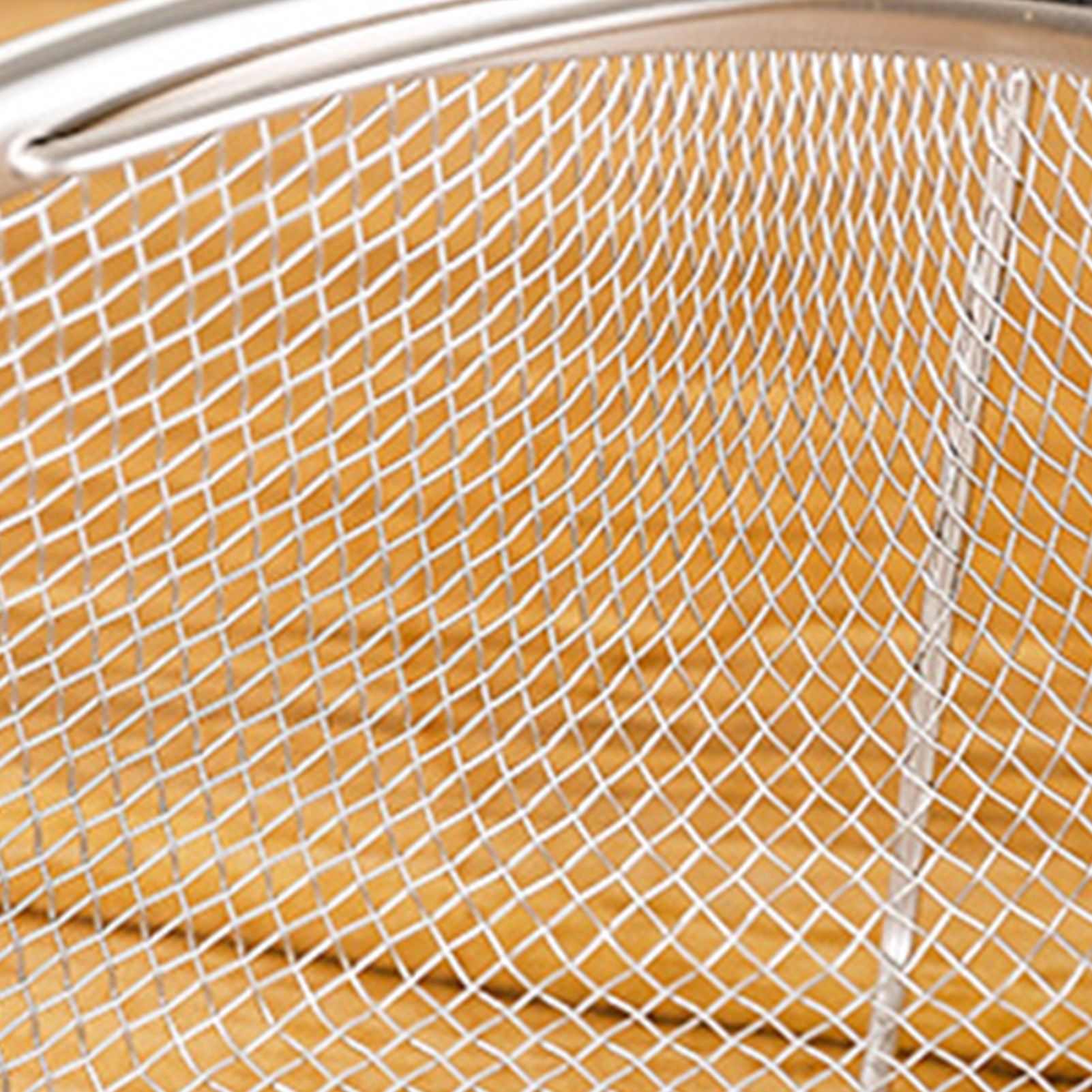 Mesh Steaming Basket Stainless Steel Comfortable Handles Heat Resistant Steaming Basket for Cooking Kitchen 20x21cm - Image 7