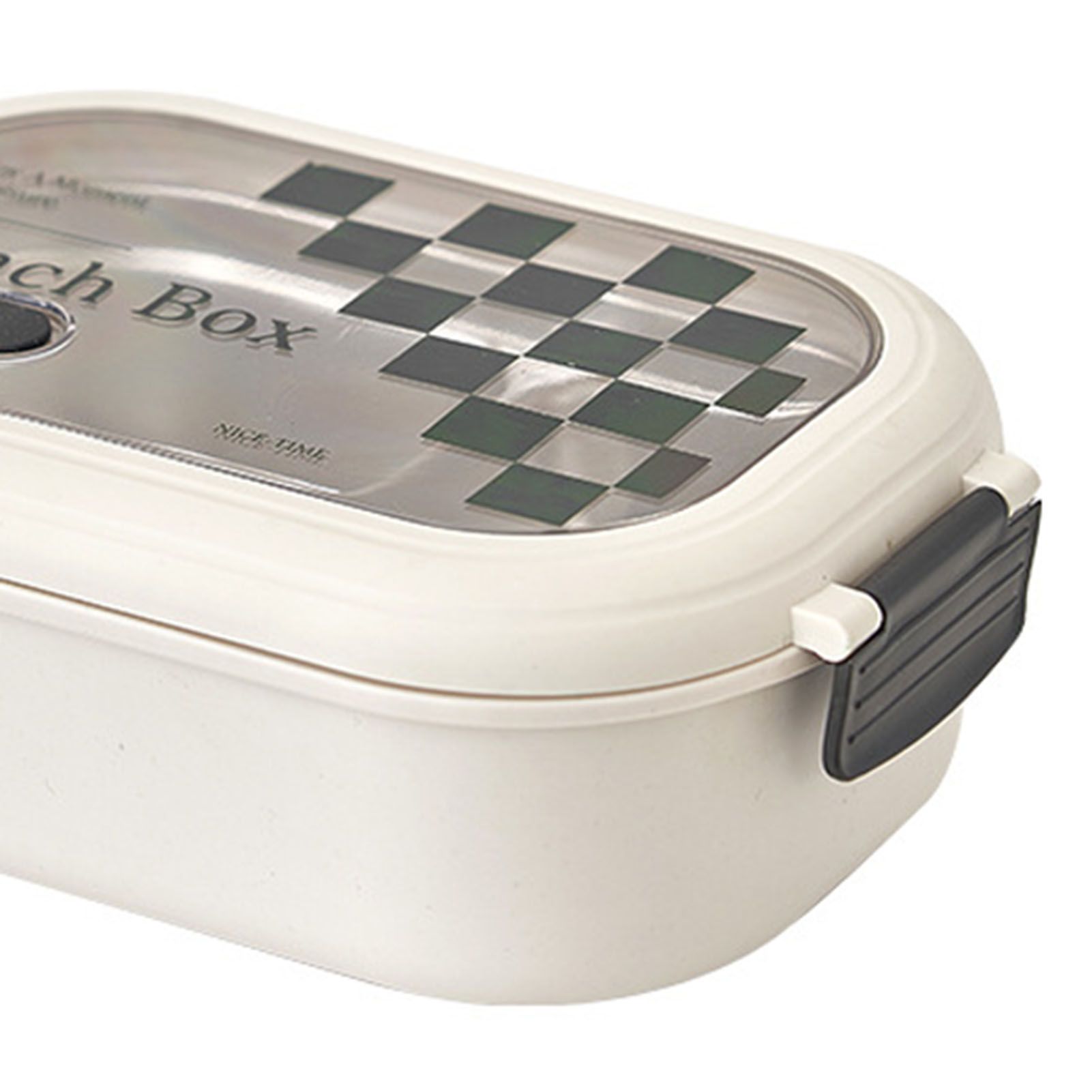 2 Compartment Bento Box Heat Preservation Stainless Steel Interlayer Lunch Box Airtight Portable Food Storage Containers for School Office Grid - Image 7