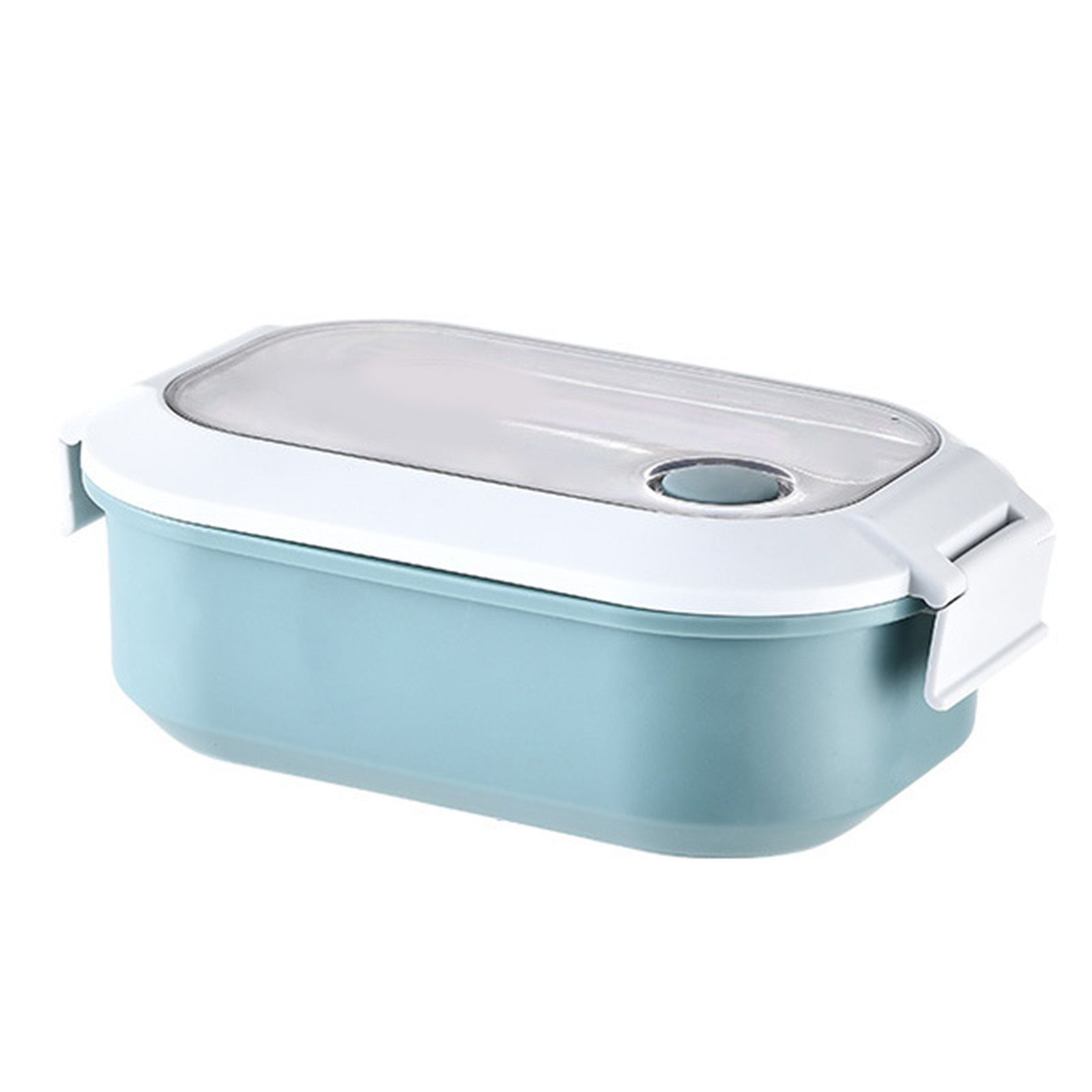 Lunch Box Stainless Steel Insulation Leakproof Cute Design Portable Bento Box for School Office Blue - Image 1