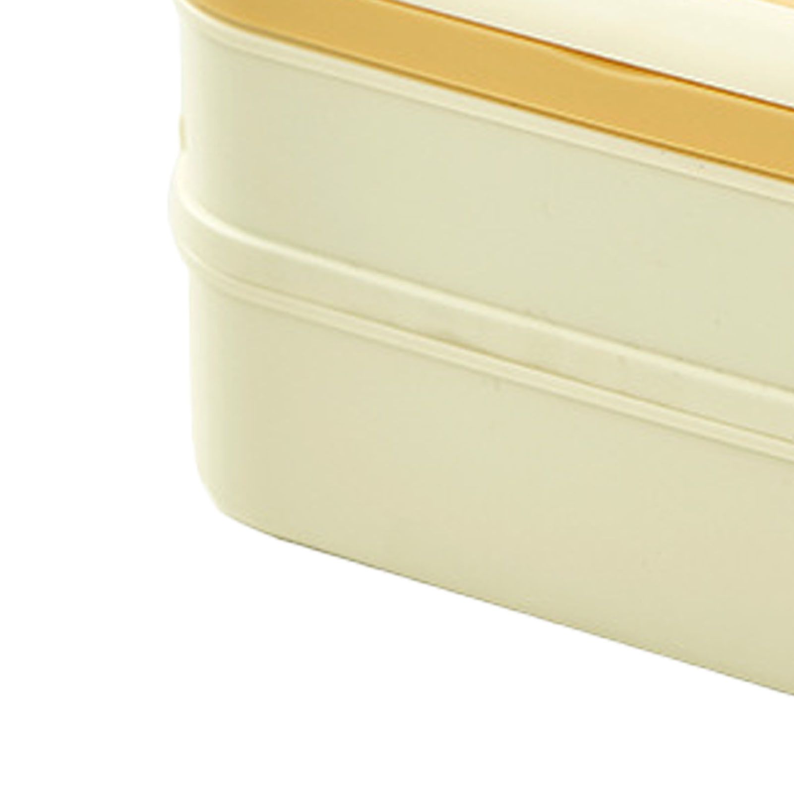 Stainless Steel Insulated Lunch Box Multiple Compartments Fashionable Safe Stainless Steel Bento Box for Students Kids Cream - Image 8