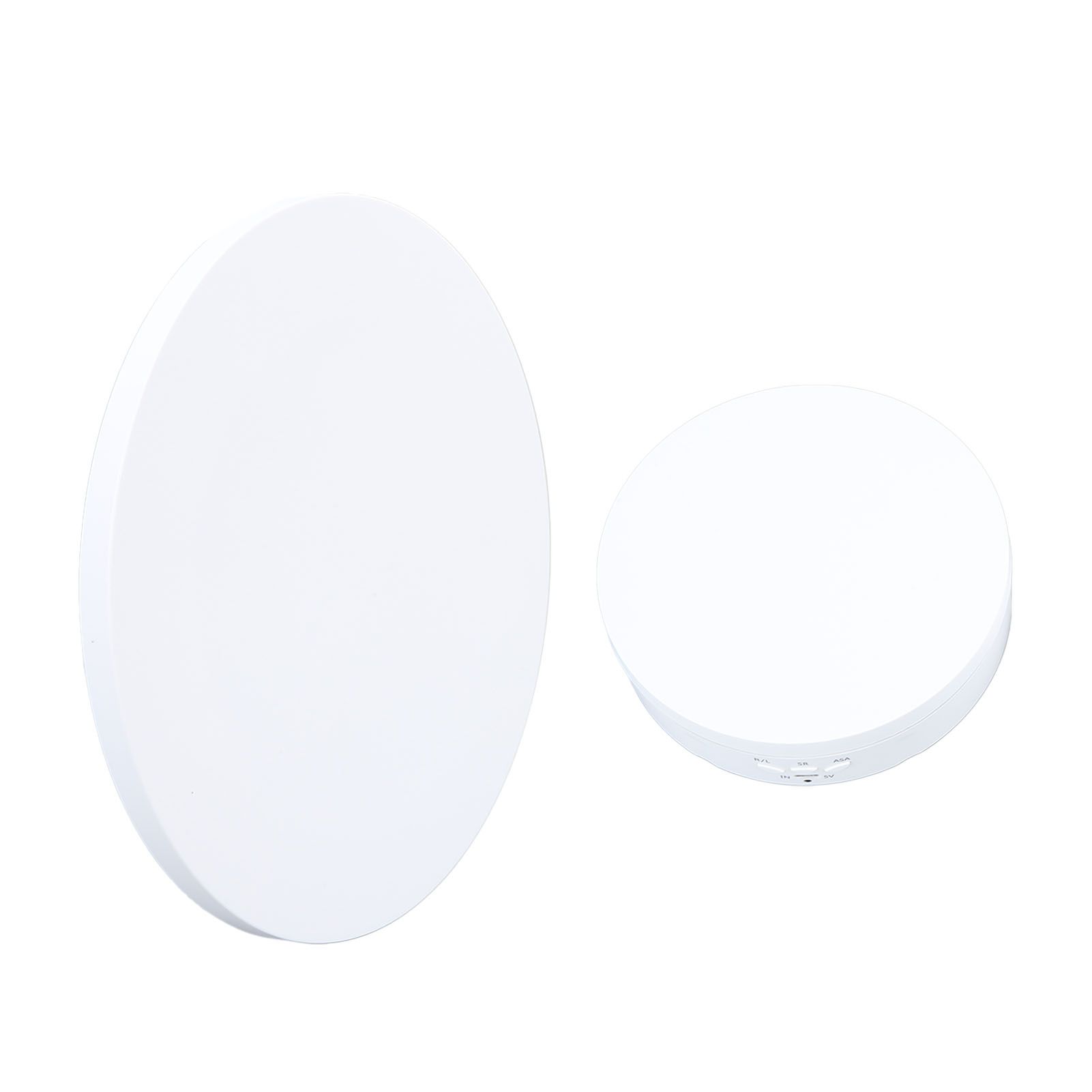 Electric Rotating Turntable 2 in 1 Smart Remote Control Jewelry Display Tray Live Streaming Ornaments Display Stand 5V White - Image 5