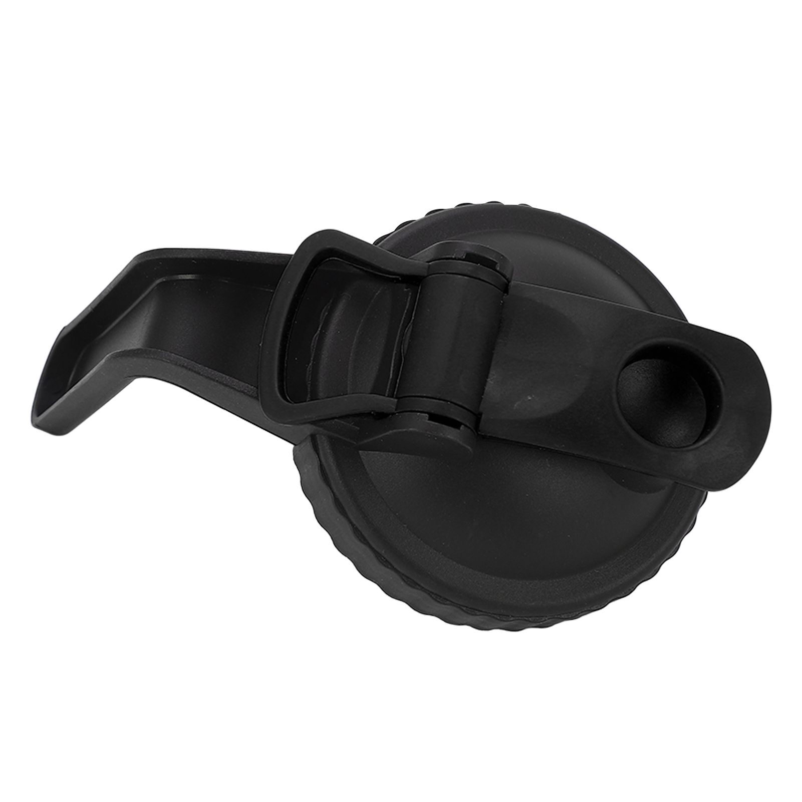 Wide Mouth Mason Jar Pour Spout Lid Leak Proof Mason Jar Flip Cap Lid with Handle Black - Image 8