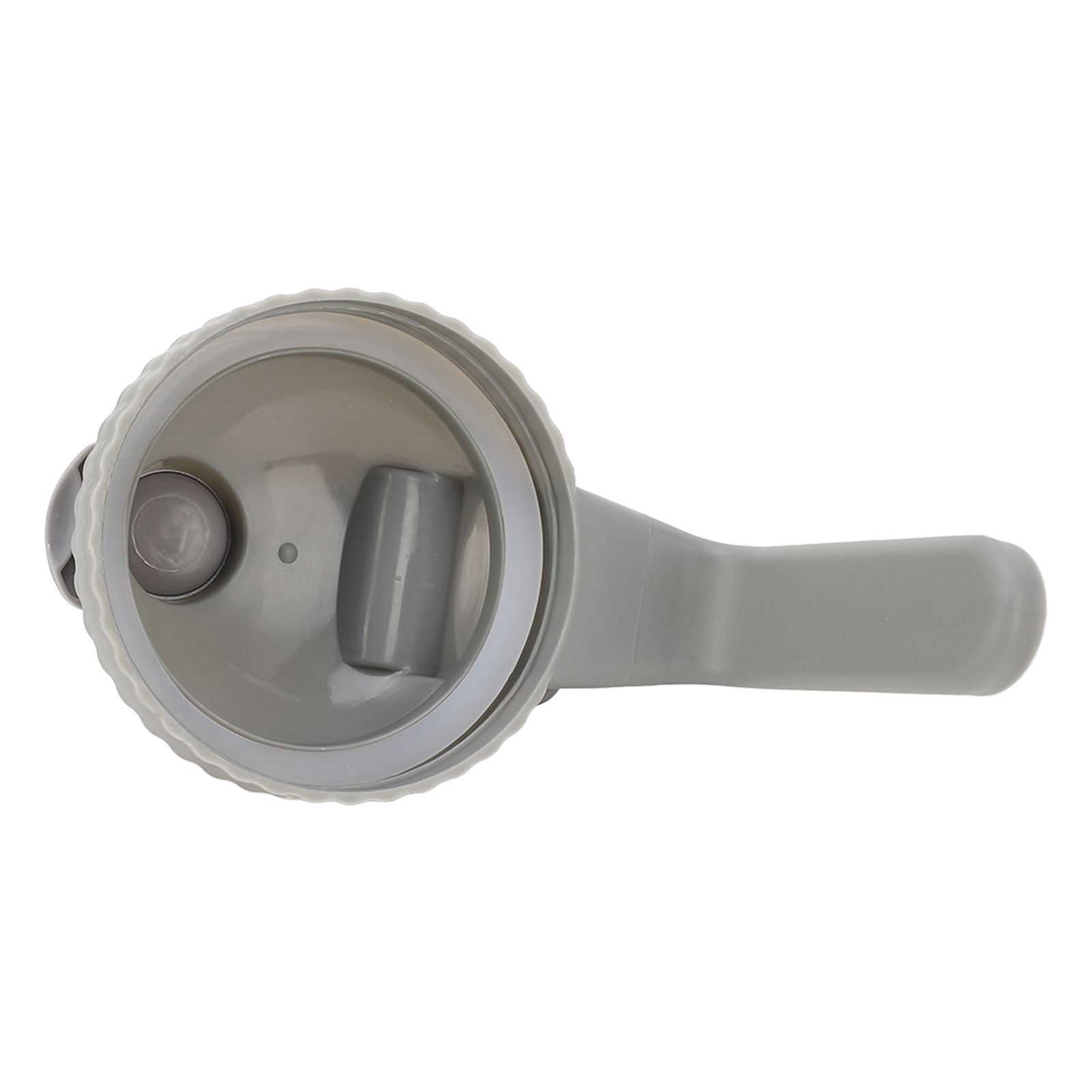 Wide Mouth Mason Jar Pour Spout Lid Leak Proof Mason Jar Flip Cap Lid with Handle Gray - Image 2