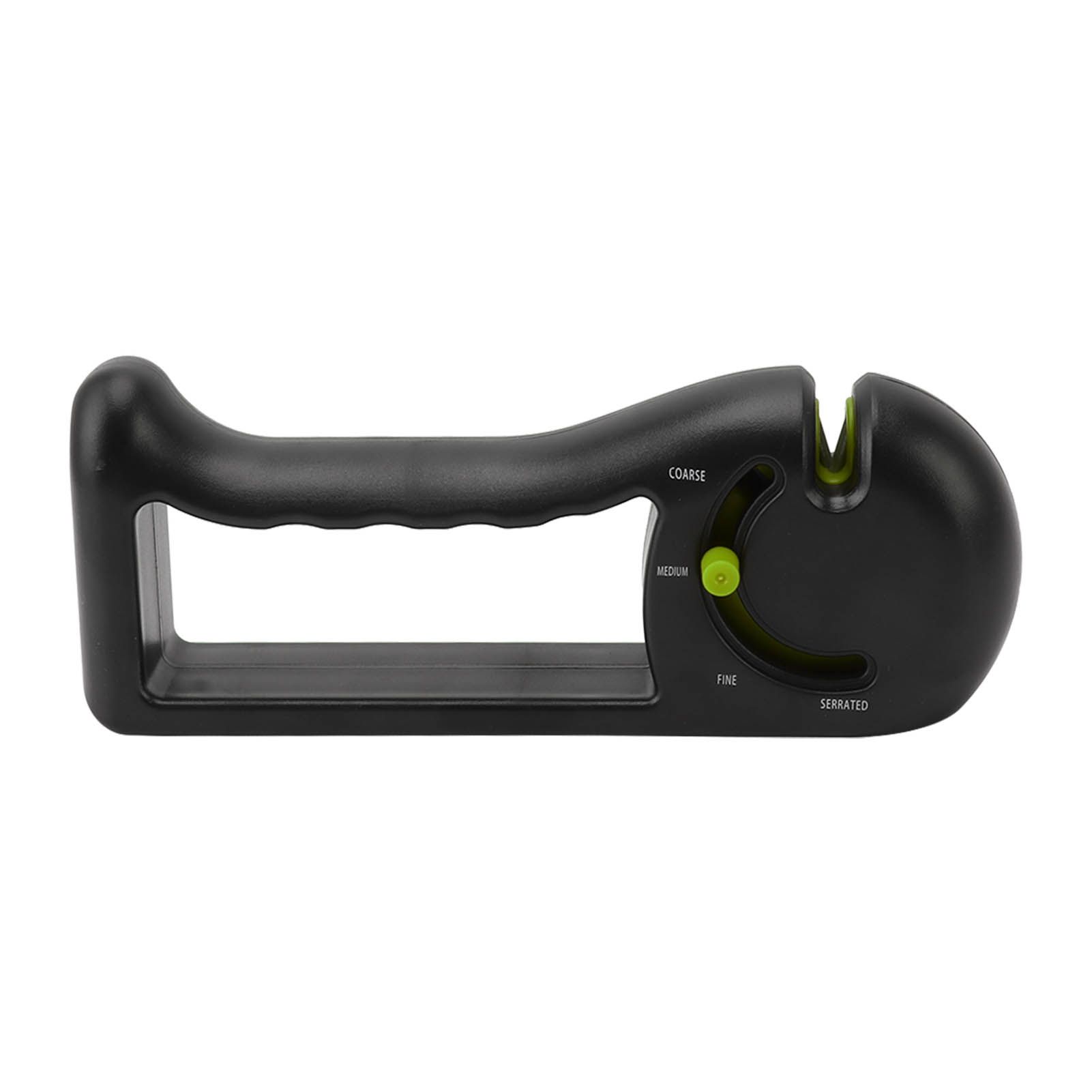 Knife Sharpener 4 Stage Adjustable Handheld Manual Knife Sharpeners for Kitchen Knives Green - Image 1