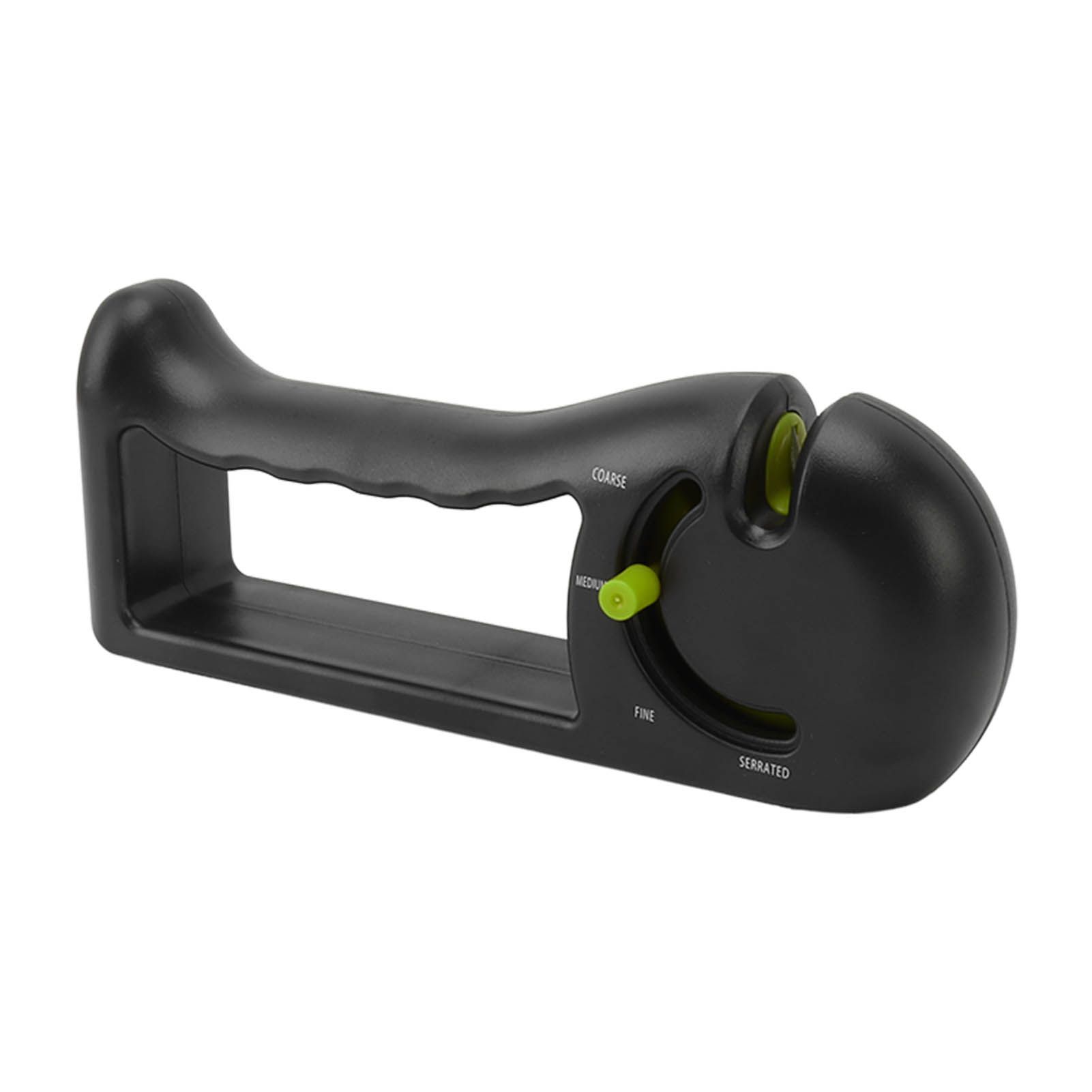 Knife Sharpener 4 Stage Adjustable Handheld Manual Knife Sharpeners for Kitchen Knives Green - Image 5