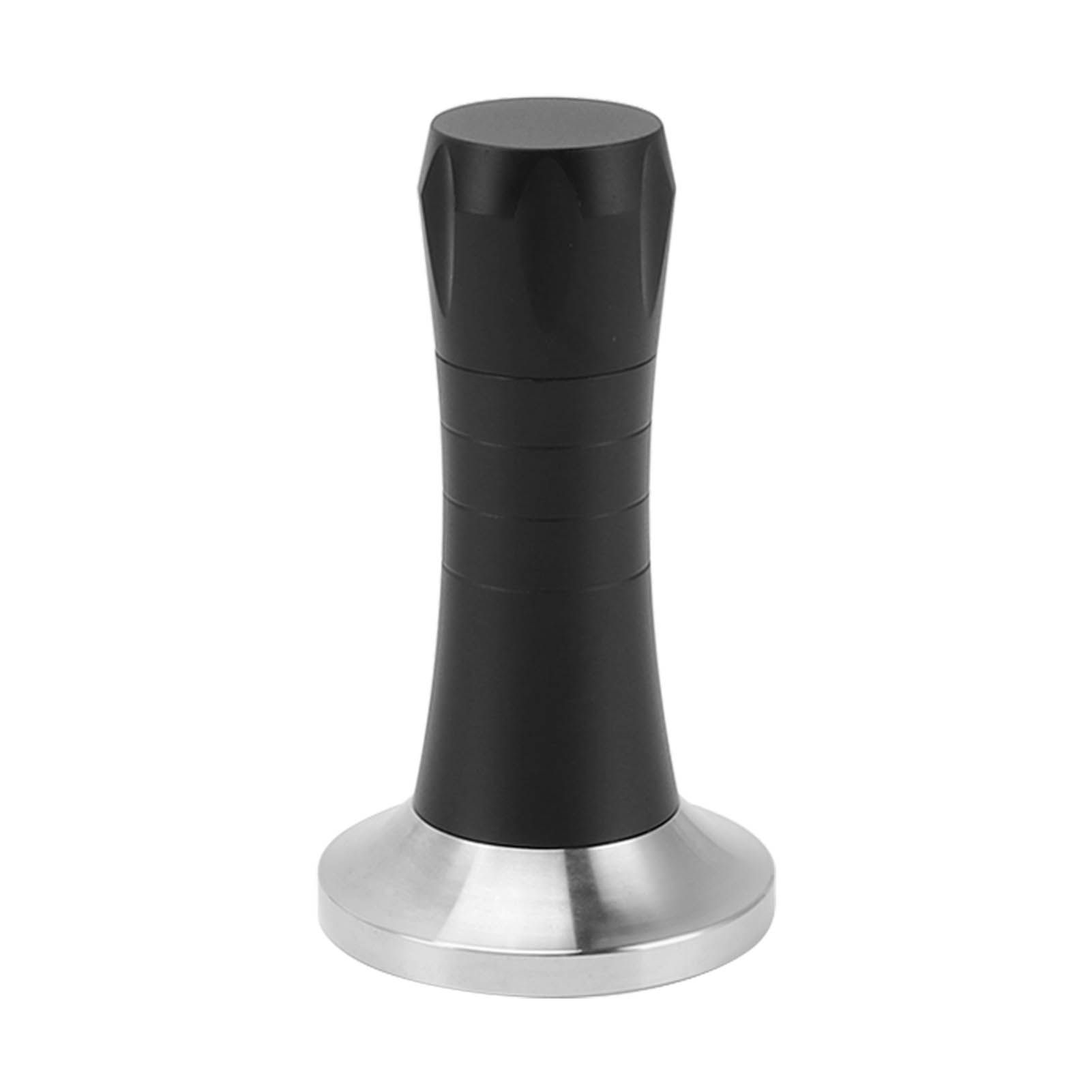 Coffee Tamper Stirrer Kit Distribution Tool Set 2 in 1 Hand Presser for Home Black 53mm - Image 1