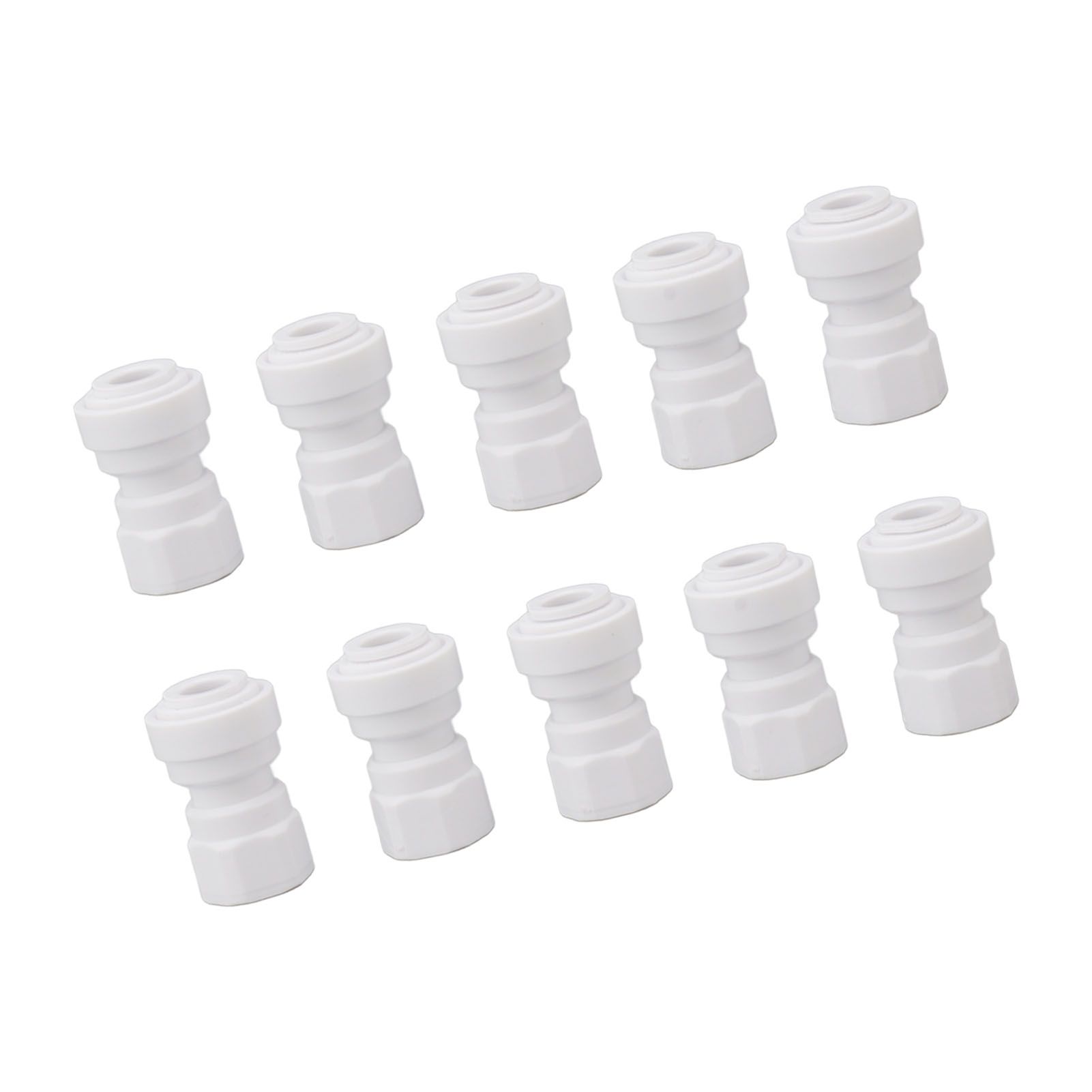 10 Pcs Plastic Quick Connect Fittings Multifunctional Plastic Quick Pipe Fitting for Home Winery Beer Brewing 3/8 - Image 2