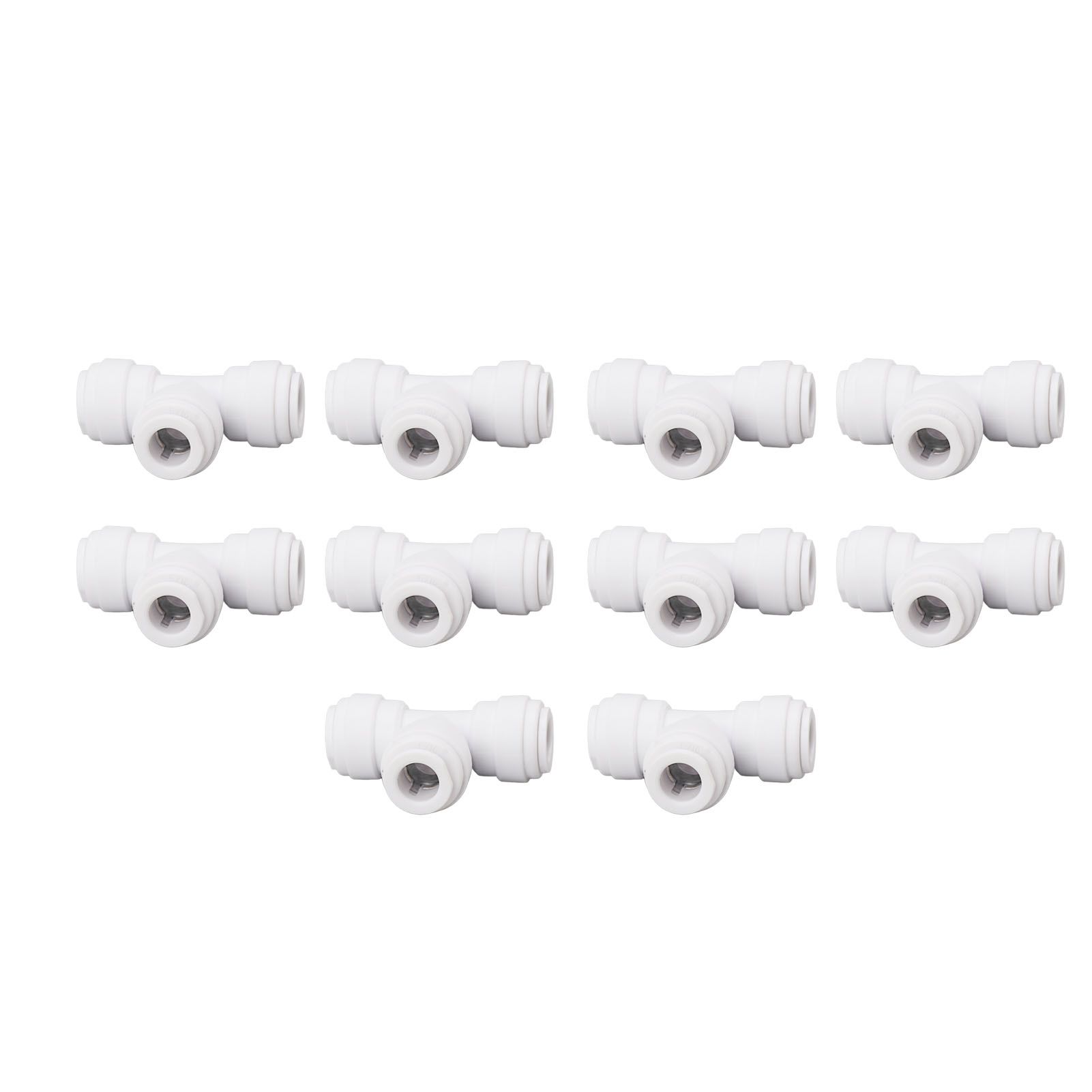 10PCS Push to Connect Fittings 8mm 5/16 Tee Coupling Quick Connector Plastic Tight Sealing Tube Fittings Home Beer Brewing Parts - Image 5